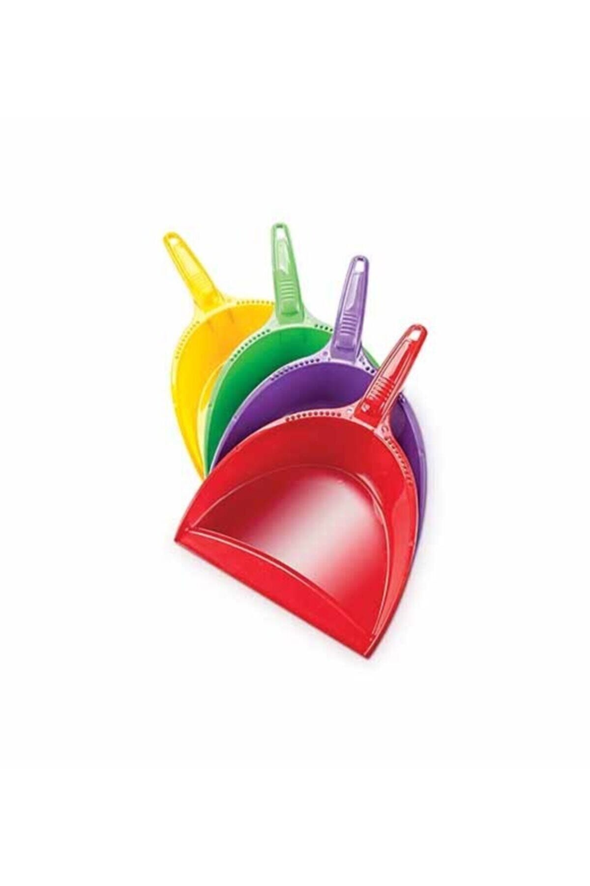 ANADOLU AVM 1 Adet Renkli Plastik Lastiksiz Tek Faraş Toz Küreği