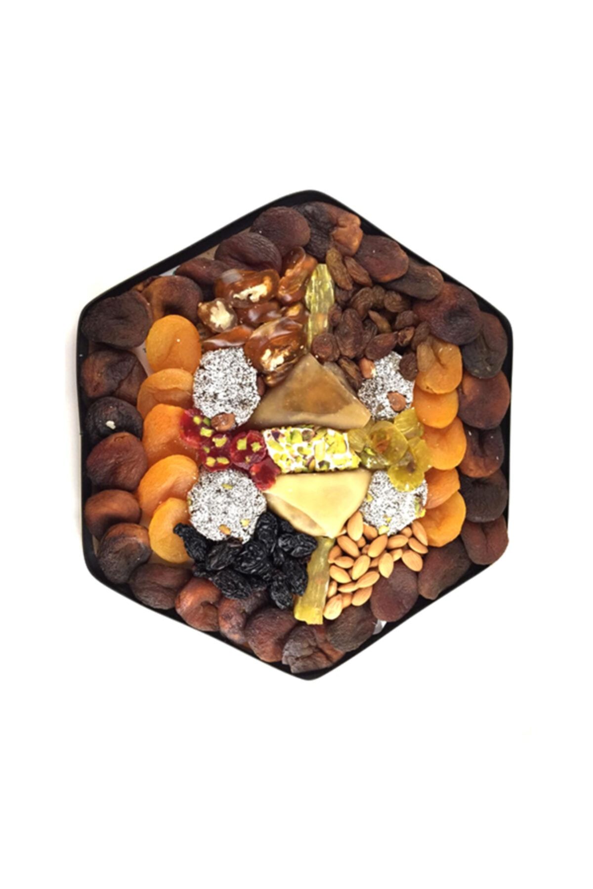 Aprichoc Hasanbey Altıgen Hediyelik Kayısı Sepeti