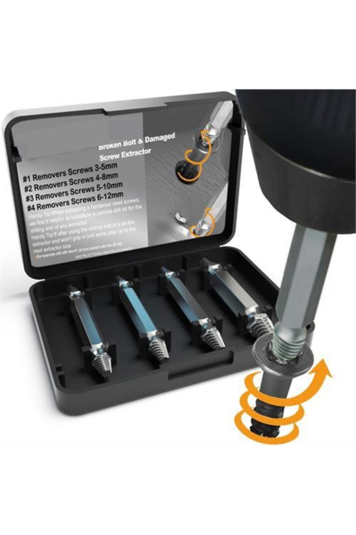 MasterCare Out 8 Farklı Uçlu Hasar Görmüş Vida Çıkarıcı 71150