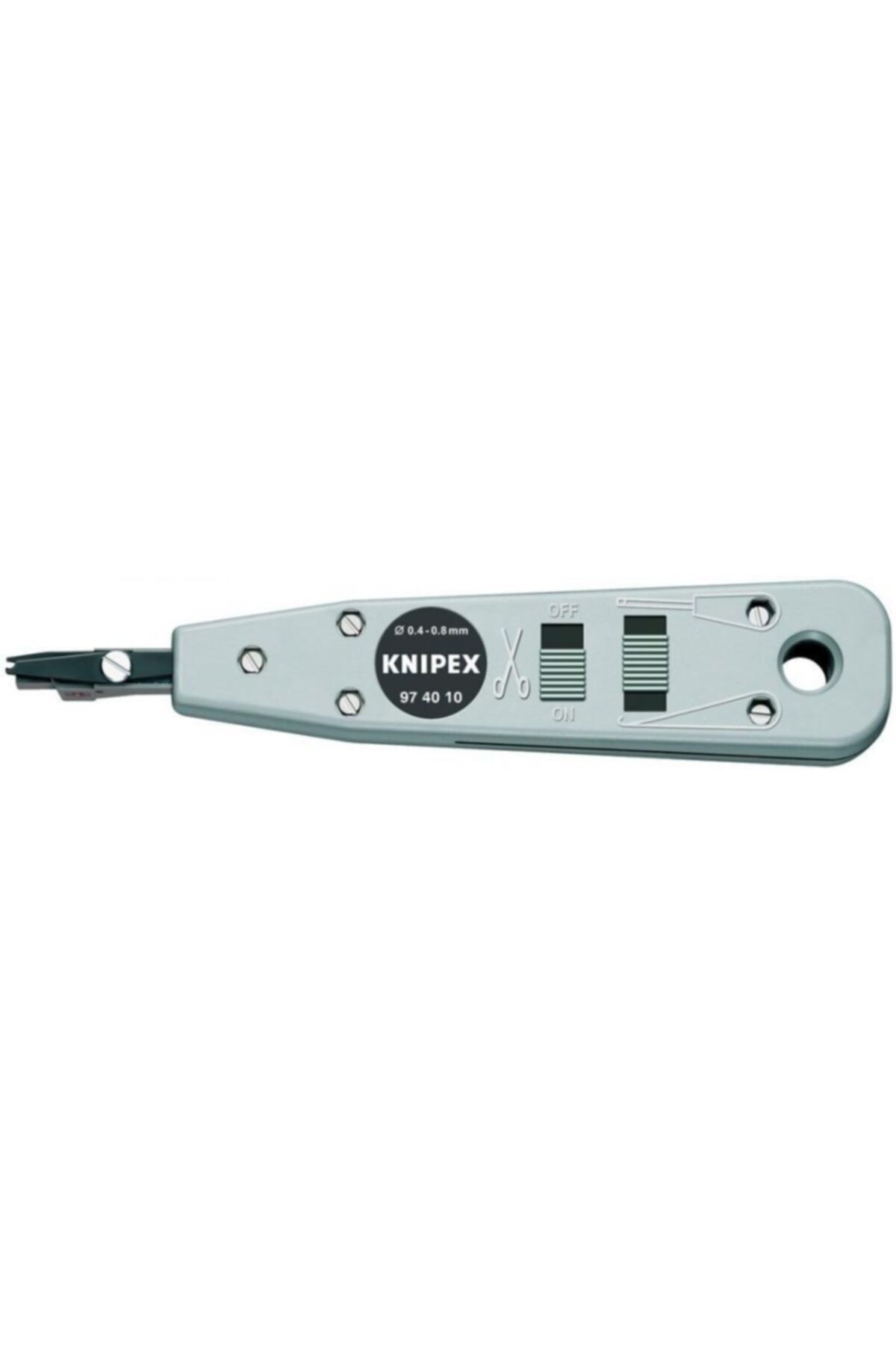 Knipex 97 40 10 Konnektör Takma Aleti Utp,stp,lsa Plus 0,4 0,8 Mm