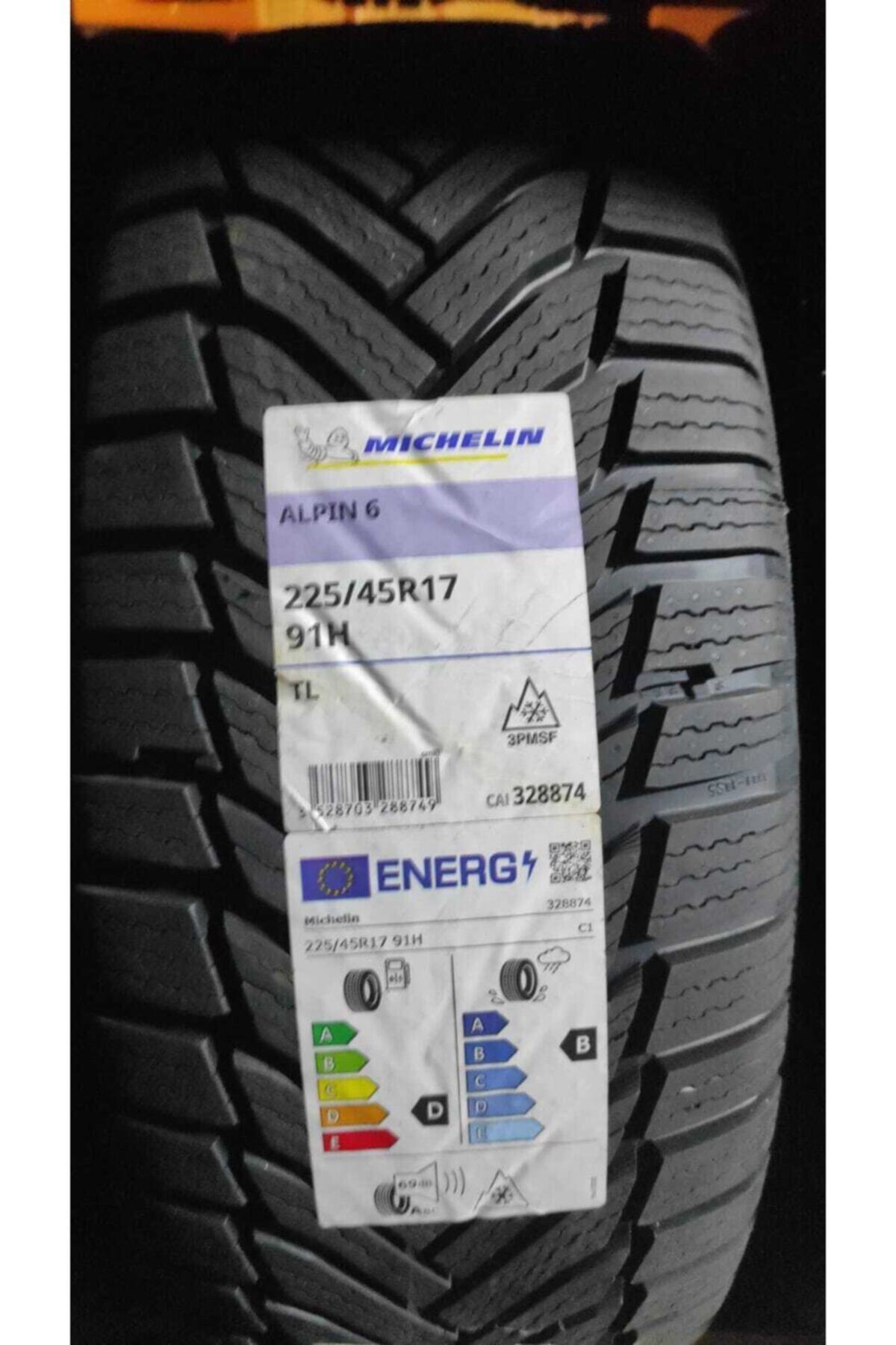 Michelin 225/45r17 91h Alpın 6 M+s
