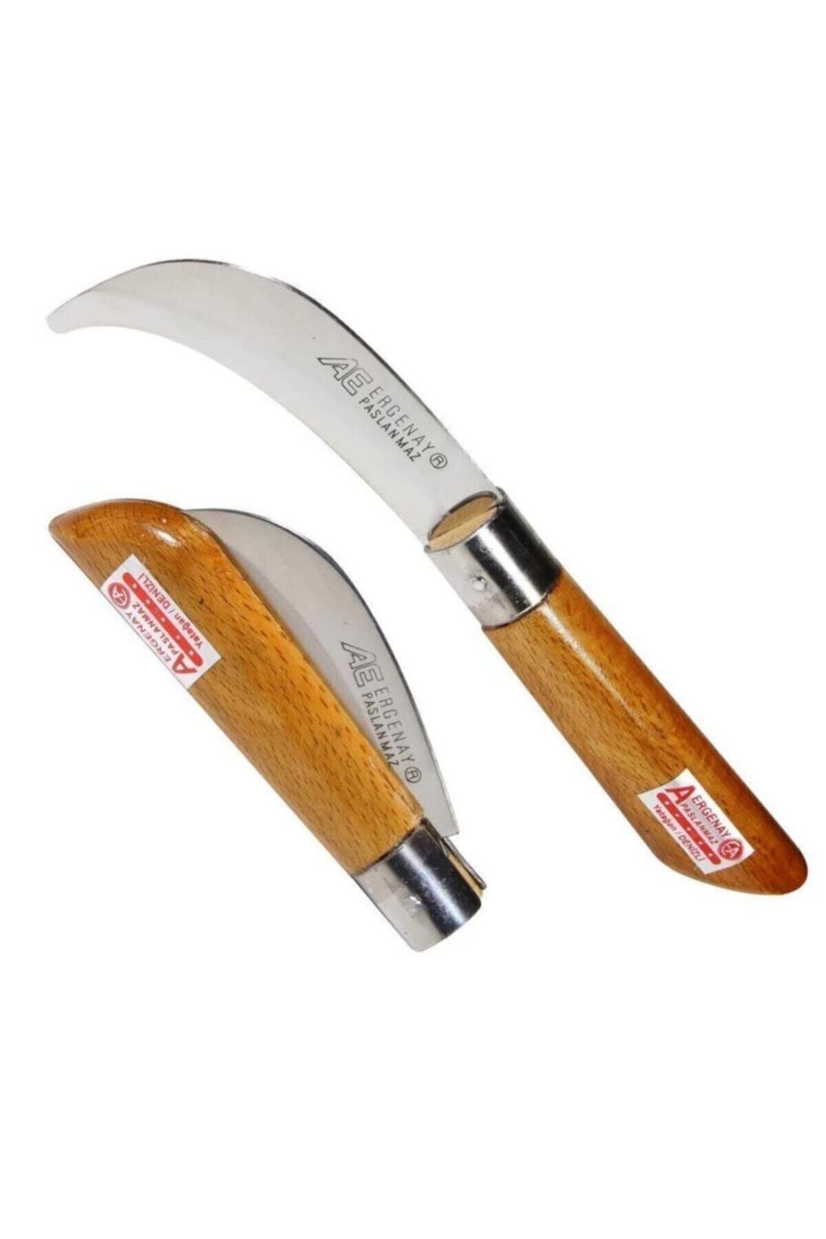 ergenay Kardeşler Eğri Uçlu Aşı Bıçağı Bağ Bıçağı 22 Cm