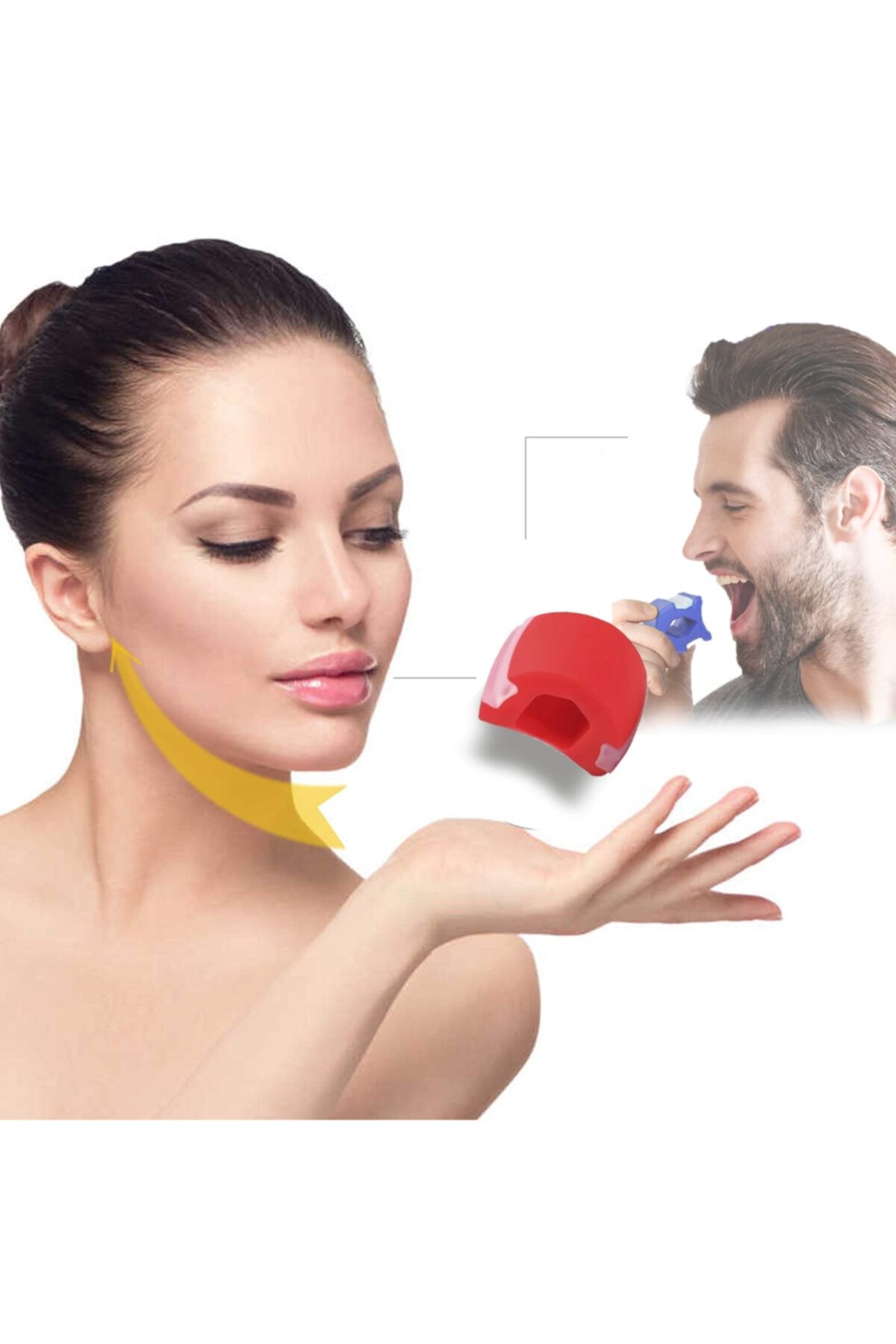 Hsport Yüksek Kalite Orta Seviye Jawline Balls Çene Egzersiz Topu Sağlıklı Besin Sınıfı Silikon
