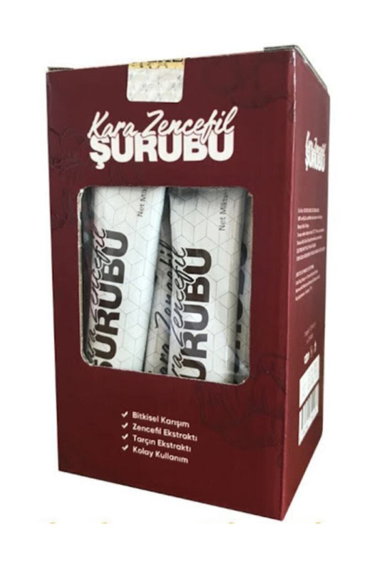 Nurs Lokman Hekim Kara Zencefil Şurubu 1 Kutu 15 Şase X 15 Ml