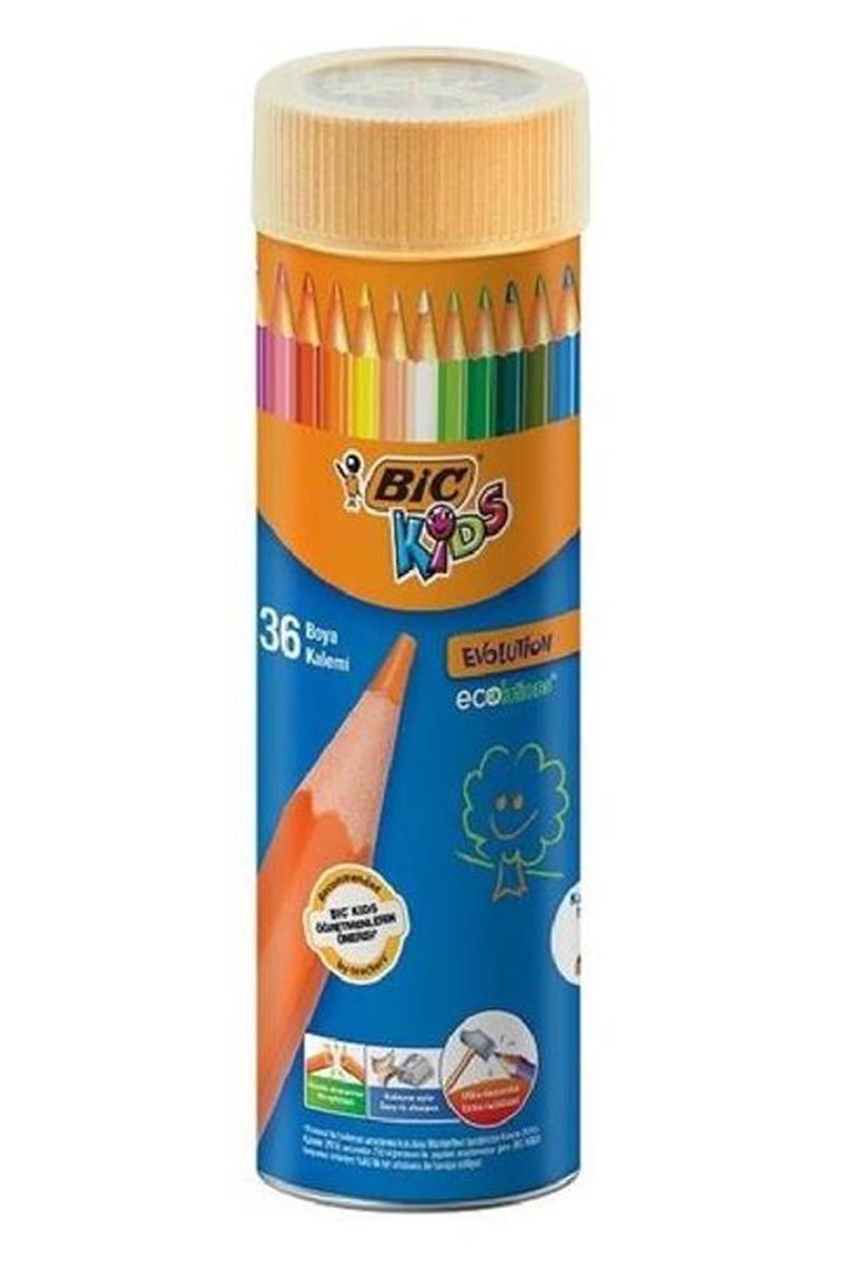 Bic Evolution 36 Renk Metal Tüp Kuru Boya 968491
