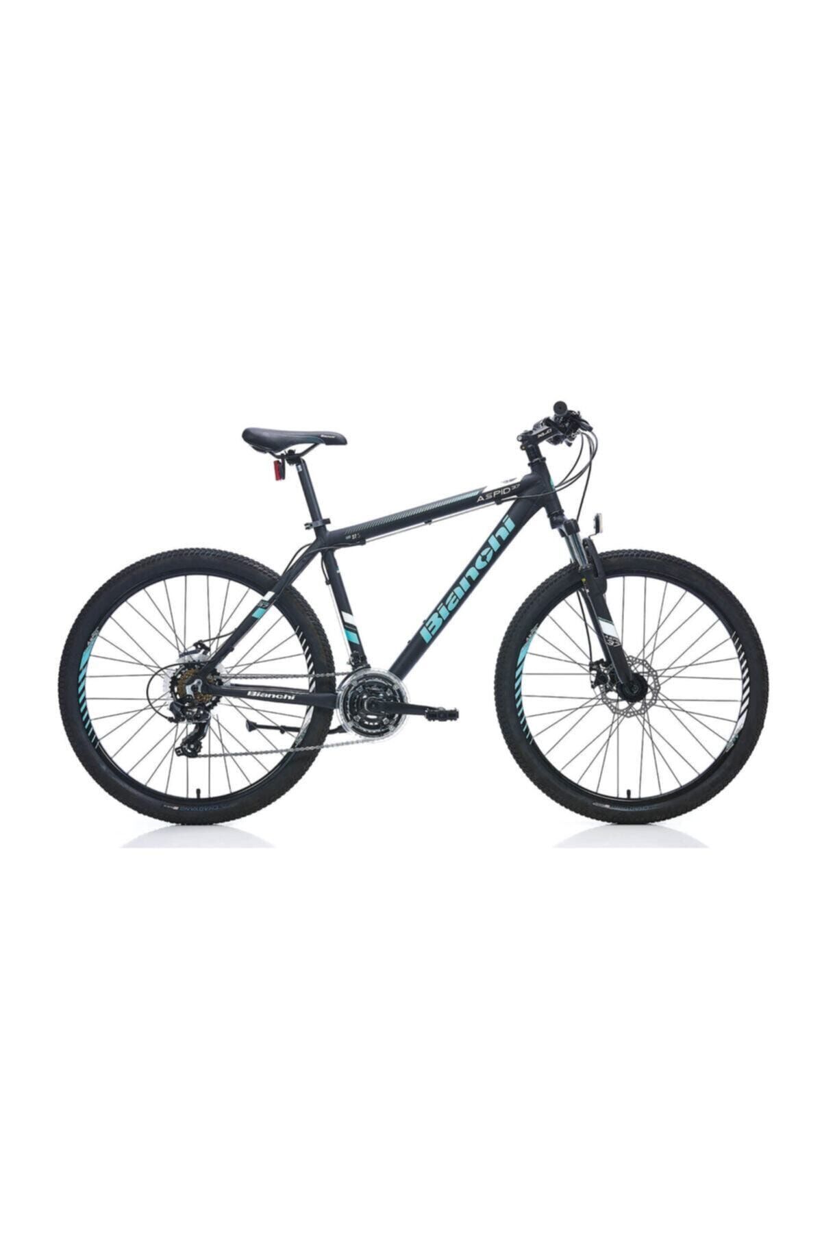 Bianchi Bıanchı Aspıd 37 Erkek Dağ Bisikleti 432h Md 27.5 Jant 21 Vites Mat Siyah Turkuaz Beyaz
