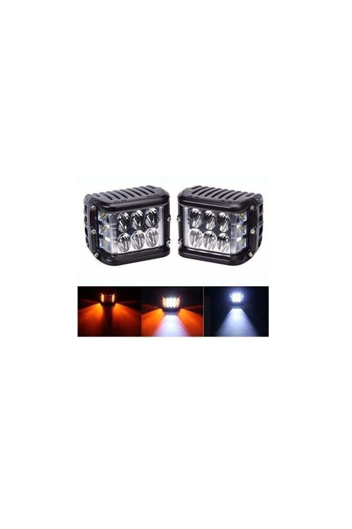 Pars 54w 18 Led Kaput Üstü Sarı Beyaz Çakar