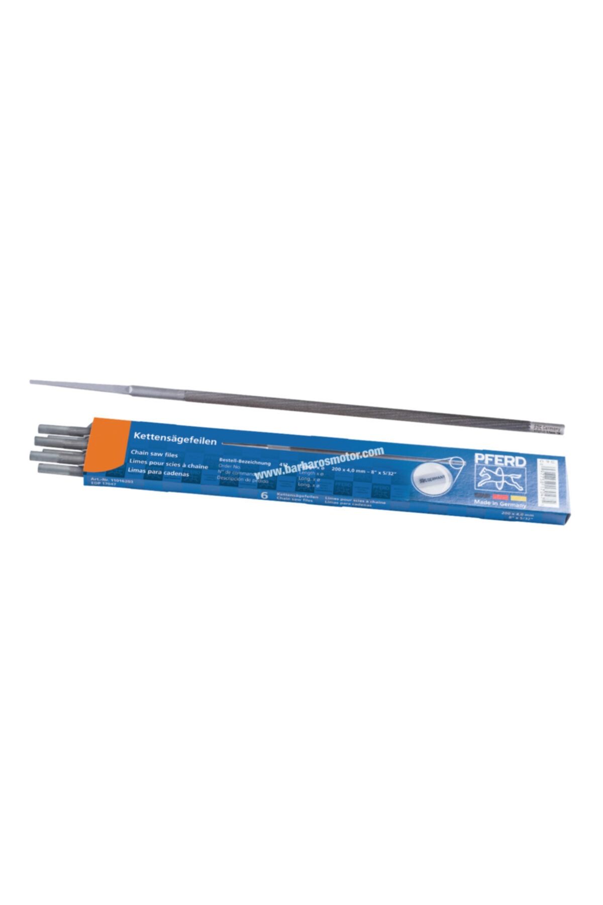 PFERD 12'li Yuvarlak Eğe 200x4,8 Mm - 3/16