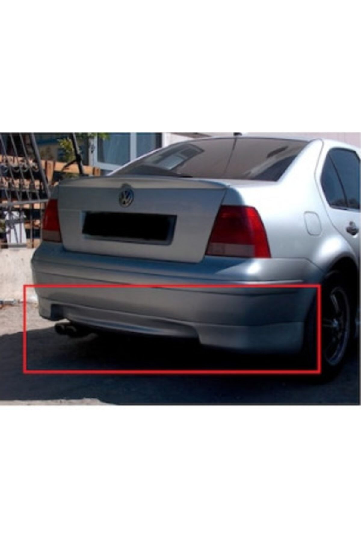 stuning Vw Bora Arka Tampon Eki Fiber Boyasız 1999-2005 Uyumlu