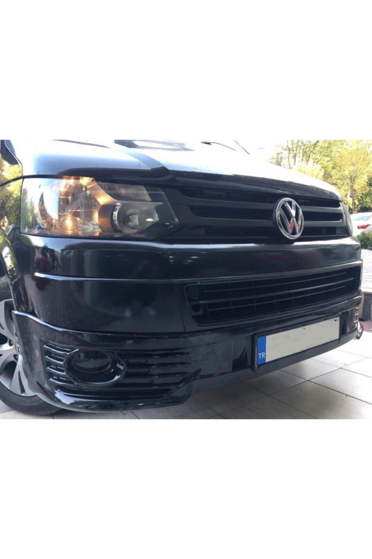stuning Vw Transporter T5 Uyumlu Ön Tampon Eki Plastik Boyasız 2010-2015