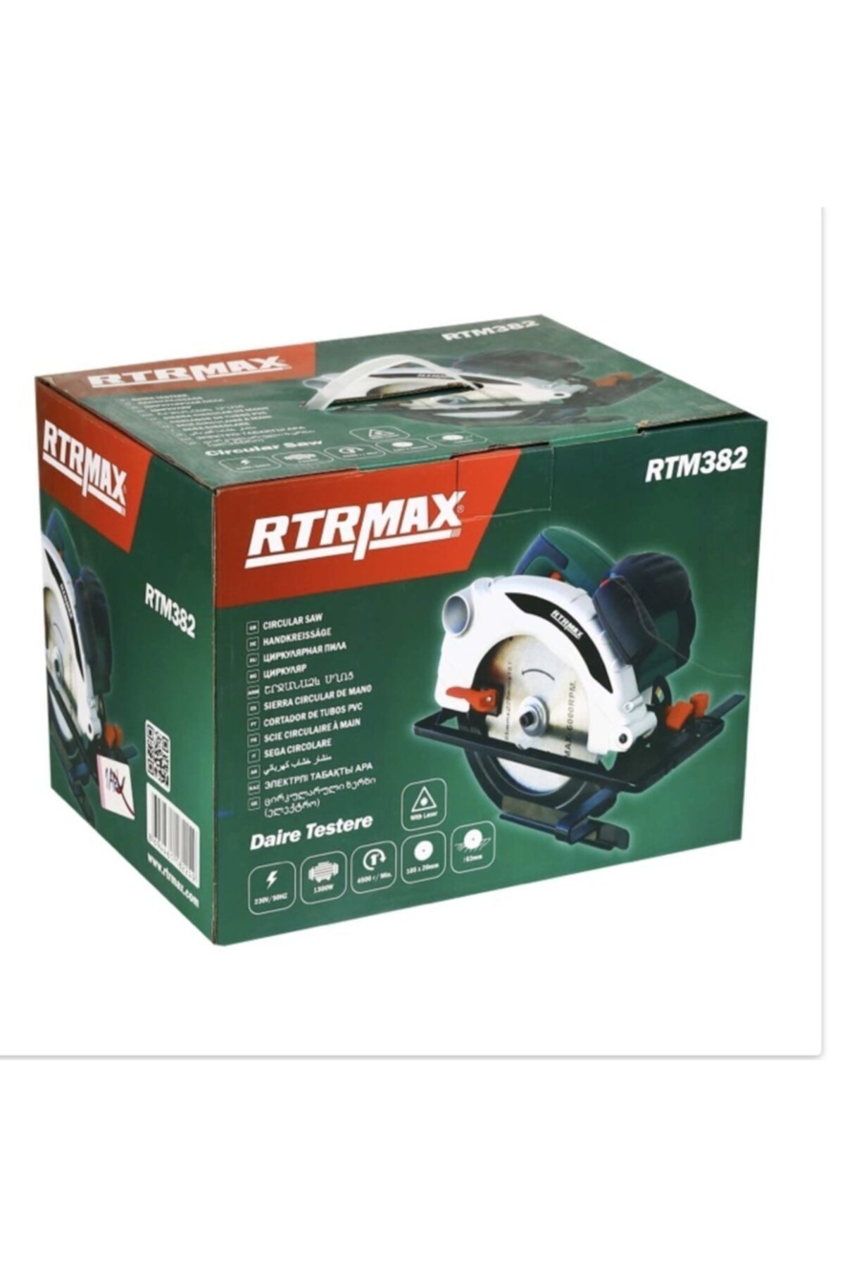 Rtrmax Daire Testere Rtm382