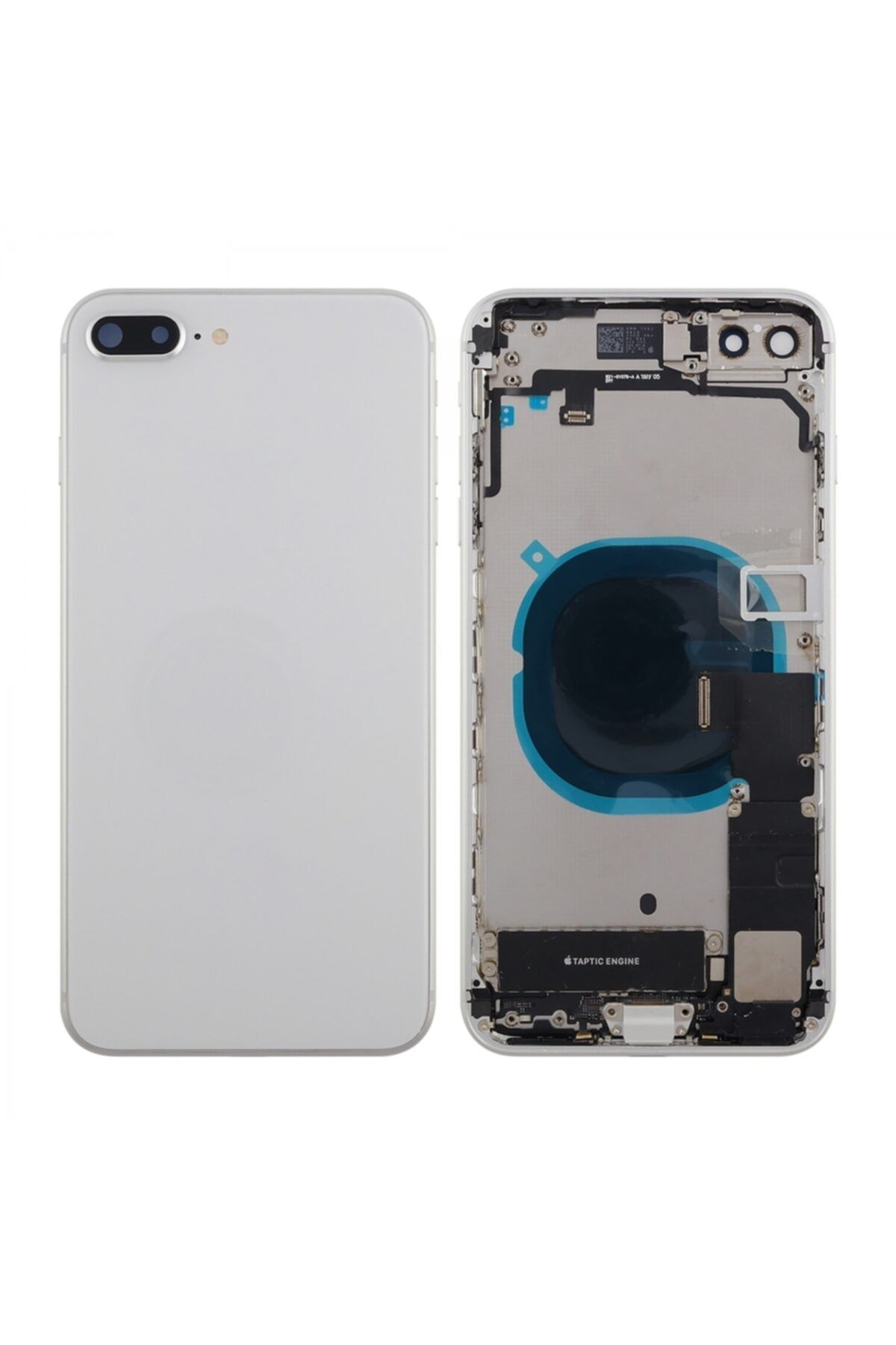 Teknonet Iphone 8 Plus Uyumlu Dolu Kasa - Beyaz