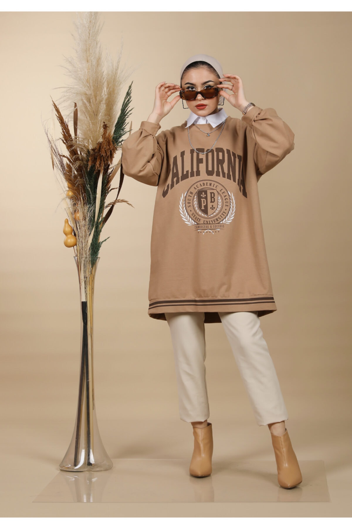 KAYLULE Calıfornia Sweat Camel