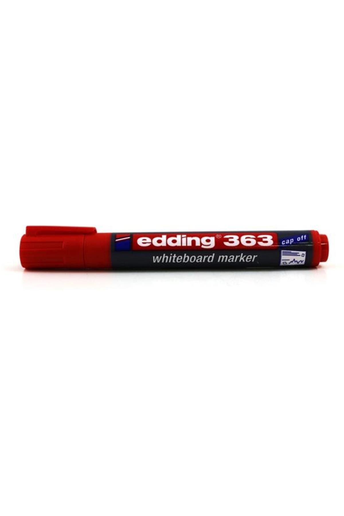 Edding Kırmızı Kesik Uçlu Tahta Kalemi