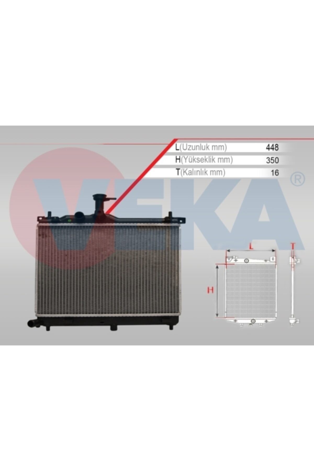 ÖZGÜÇYEDEK Su Radyatoru Brazıng Hyundaı I10 (pa) 1.1 Crdı M-t Ac+/- 2008-2013