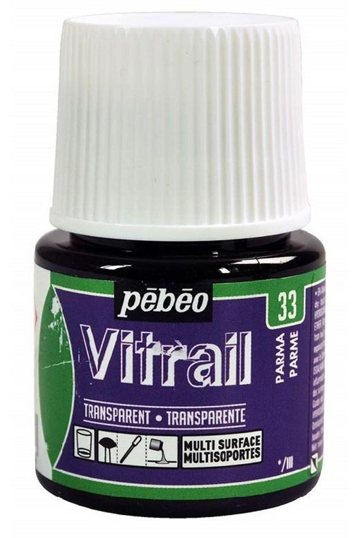 Pebeo 050/33 Cam Boyası Vitrail 45 Ml.şişe