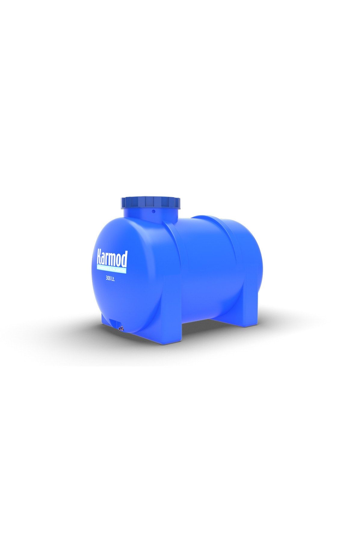 Karmod 300 Litre Polietilen Yatay Su Deposu - Mavi