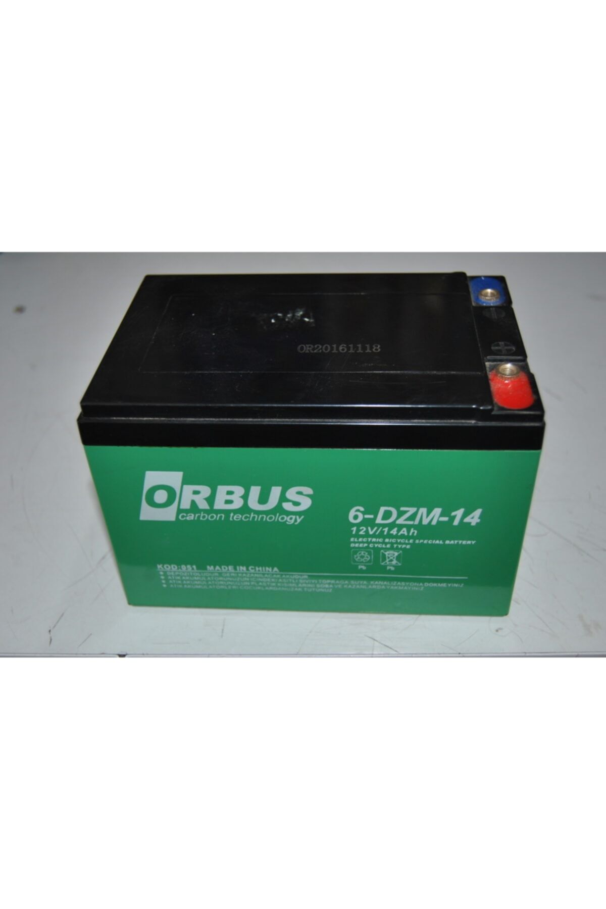 ORBUS 12v 14amper Elektrikli Bisiklet Aküsü 150x100x100