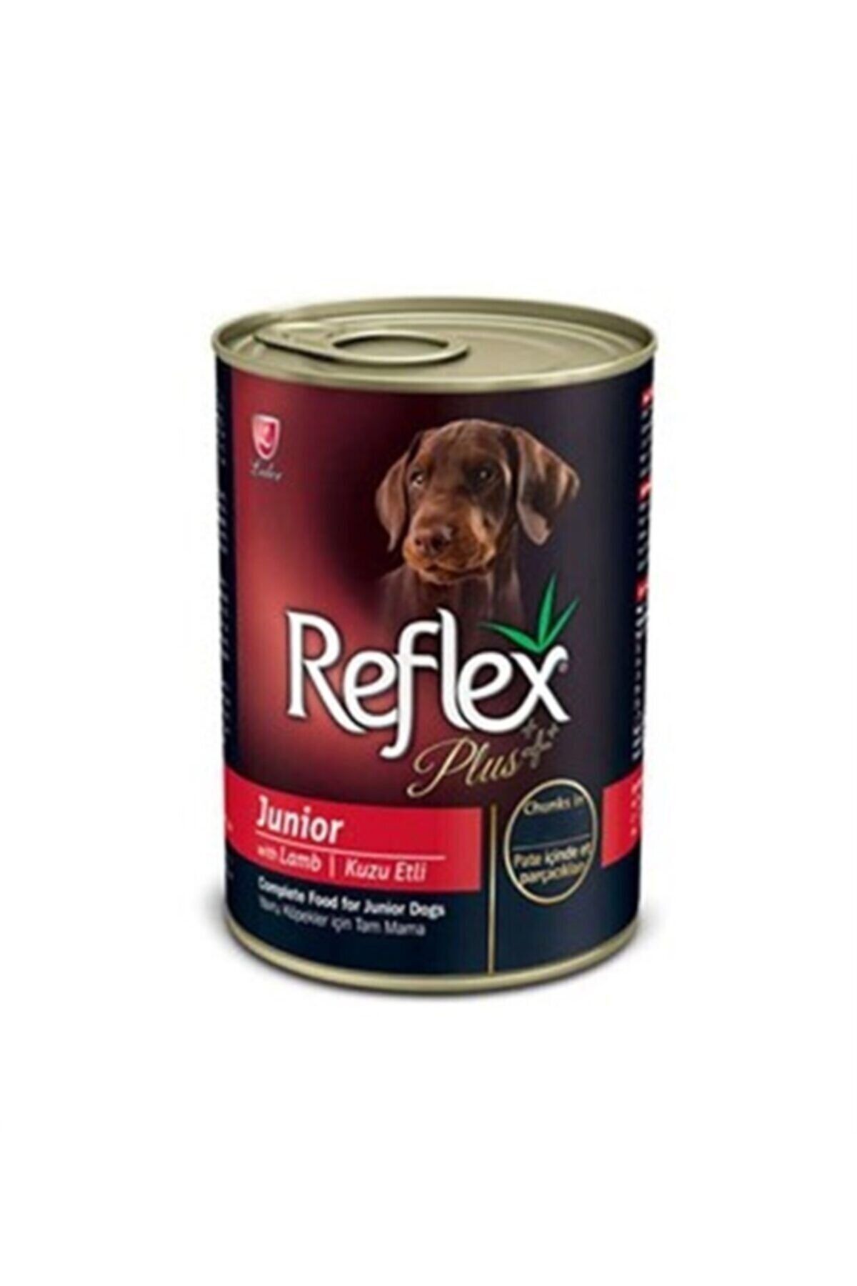 Reflex Plus Gravy Junior Kuzulu Parça Etli Yavru Köpek Konservesi 400 Gr