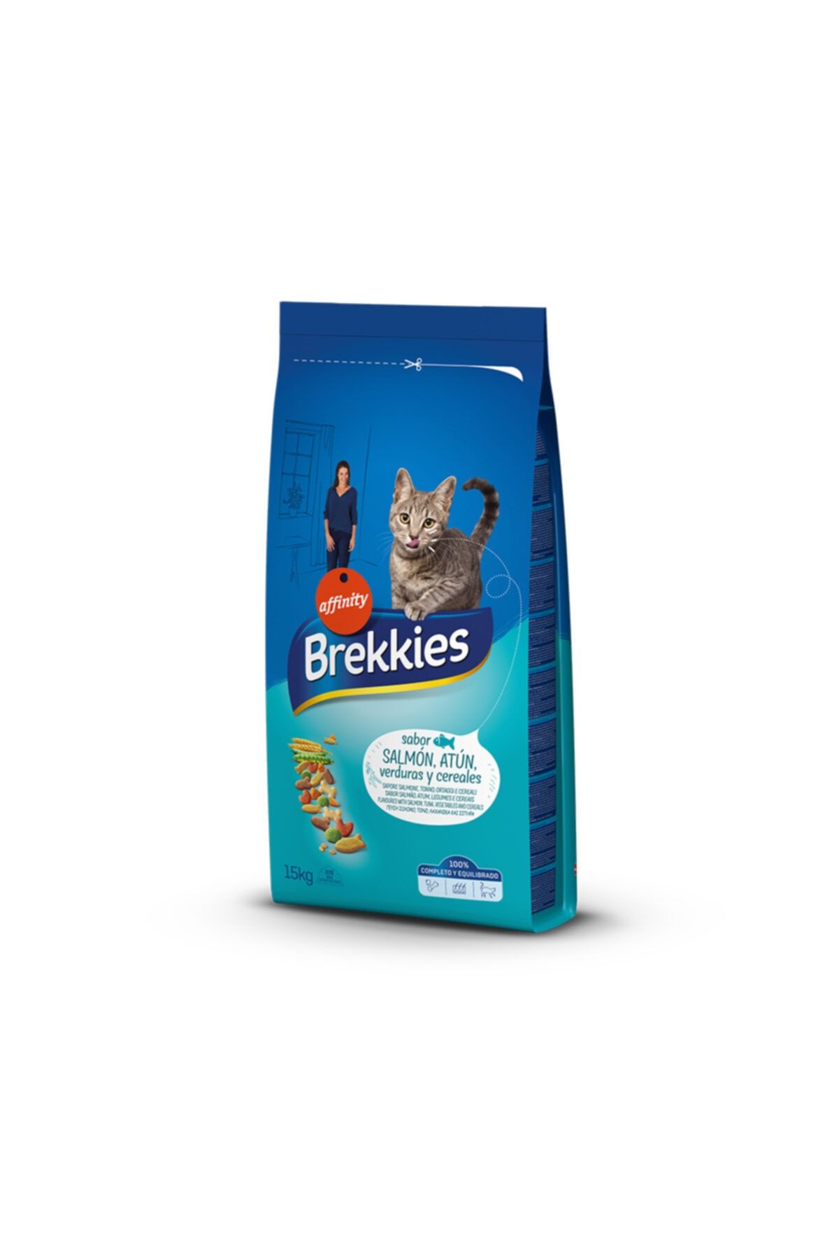 Durbuldum Brekkıes Excel Cat Mix Fish 15 Kg