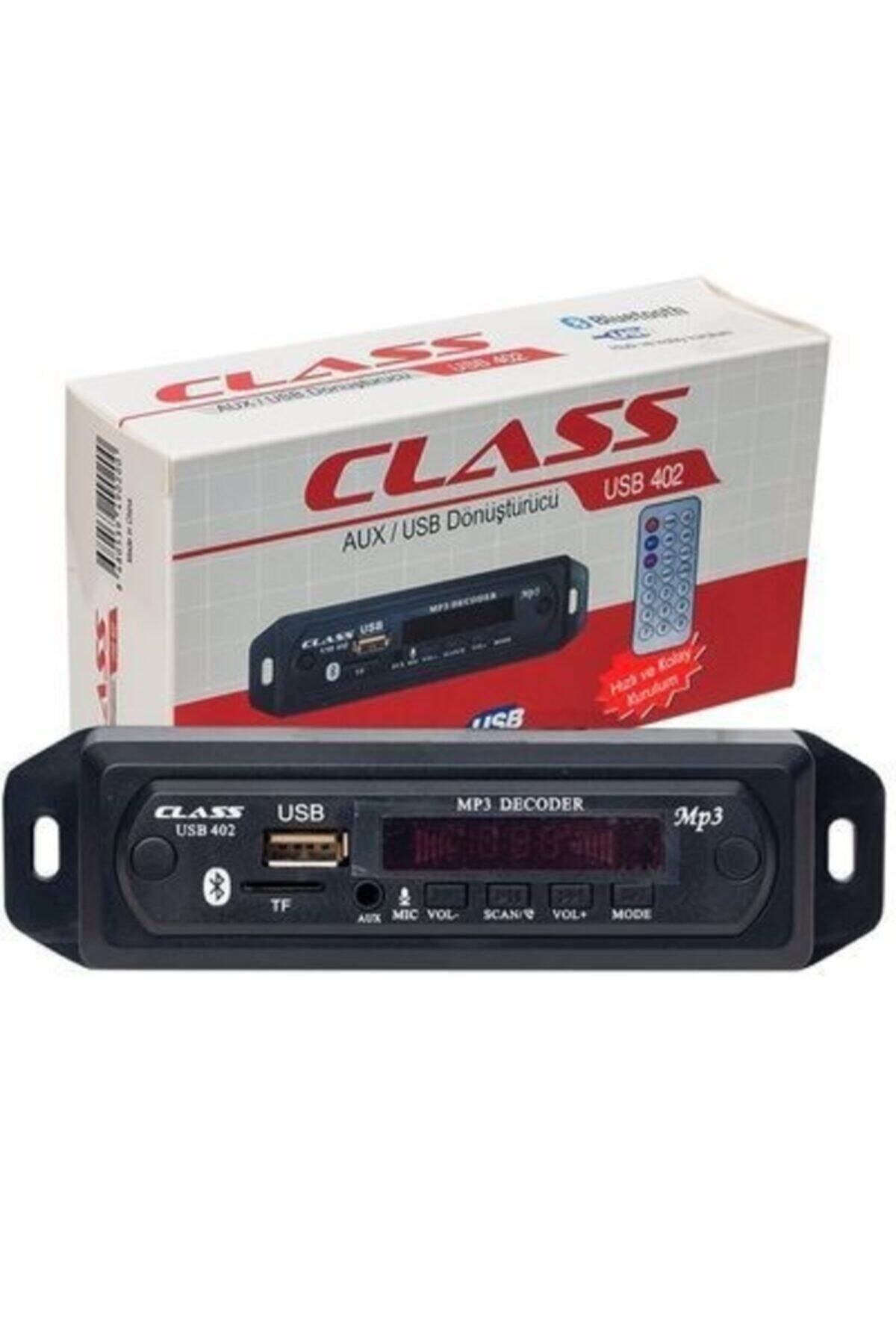 Aclass Class 402 Araç Oto Teyp Aux , Usb , Sd Çevirici Dönüştürücü Ve Bluetoothlu