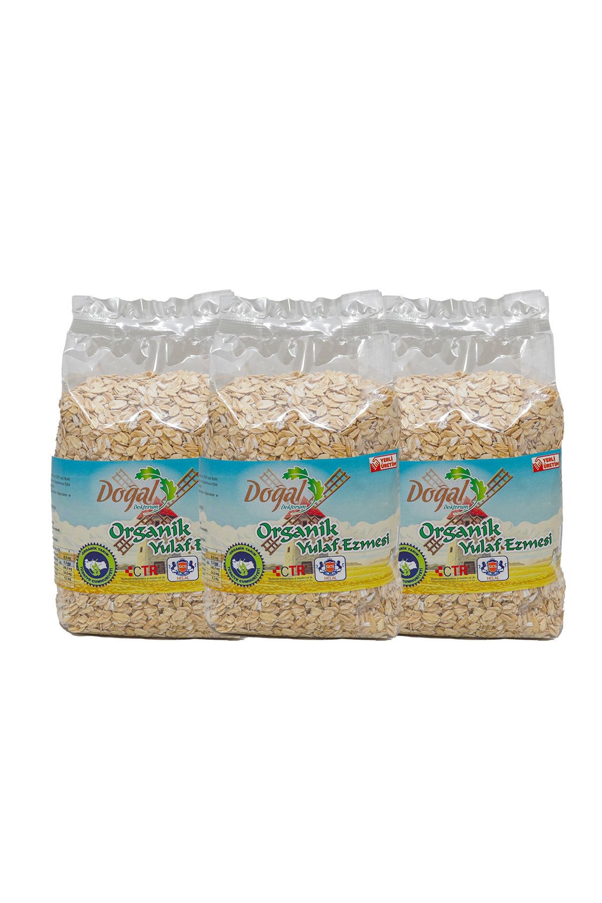 Doğal Doktorum Organik Yulaf Ezmesi 500gr Üç Adet