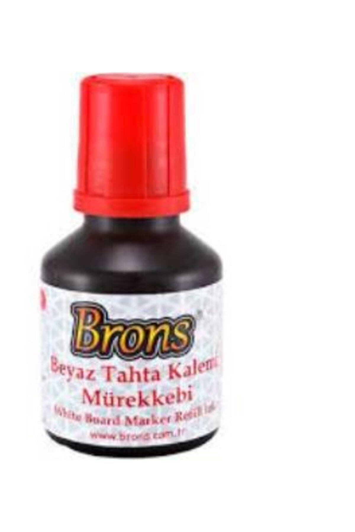 Brons Beyaz Tahta Kalemi Mürekkebi 30 Cc. Kırmızı Tx