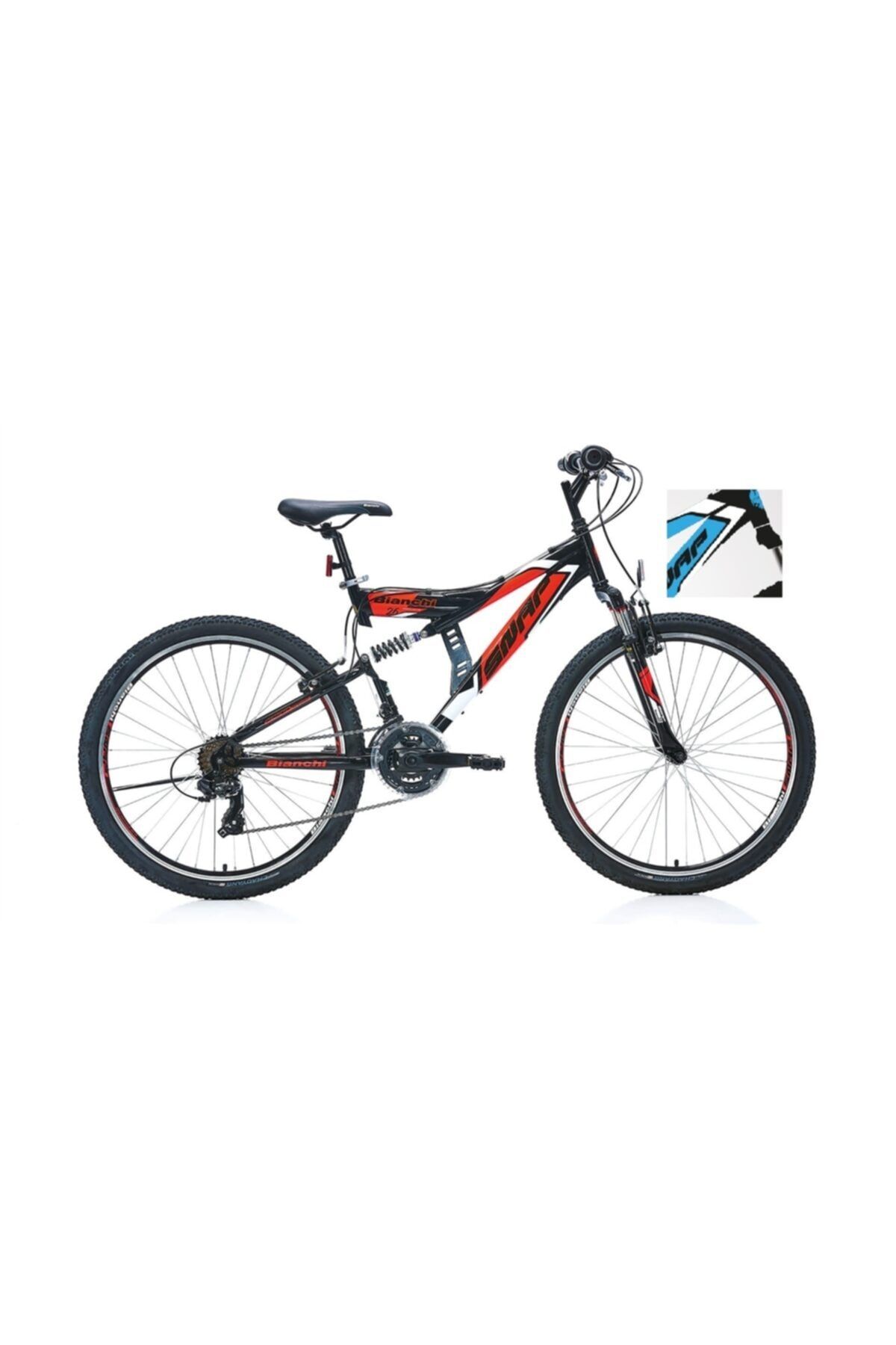 Bianchi Bıanchı Snap Erkek Dağ Bisikleti 440h V 26 Jant 21 Vites Siyah-mavi-beyaz