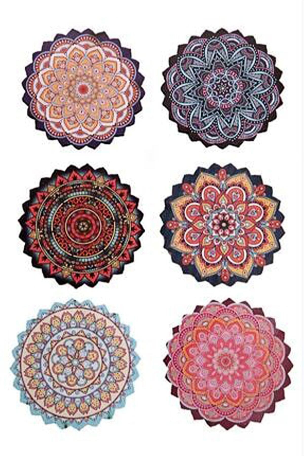 Queens Queen's Kitchen Bardak Altlığı 6 Adet Çini Desenli