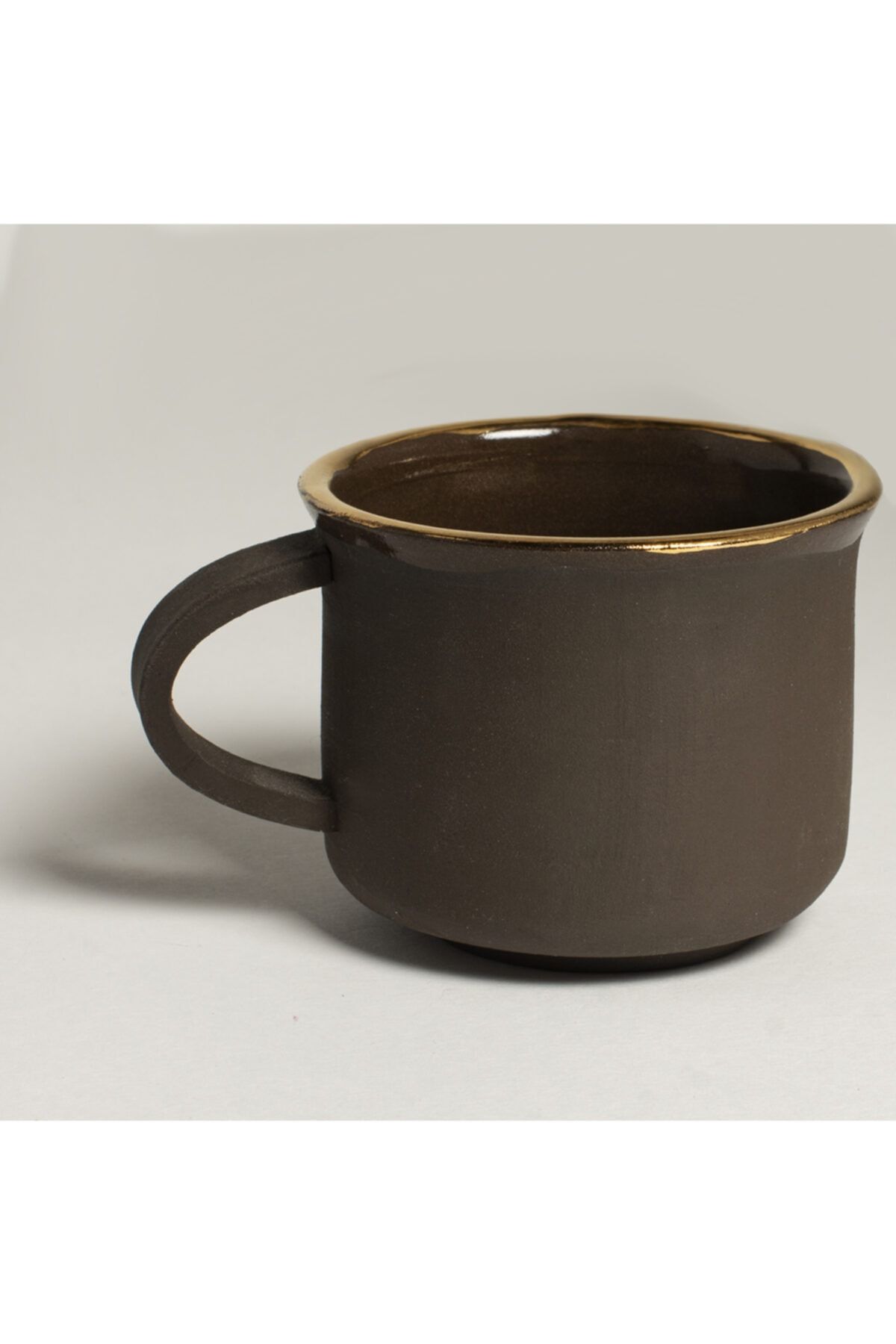 casa ceramic Çay Kahve Fincanı 160 Ml Altın Dekorlu