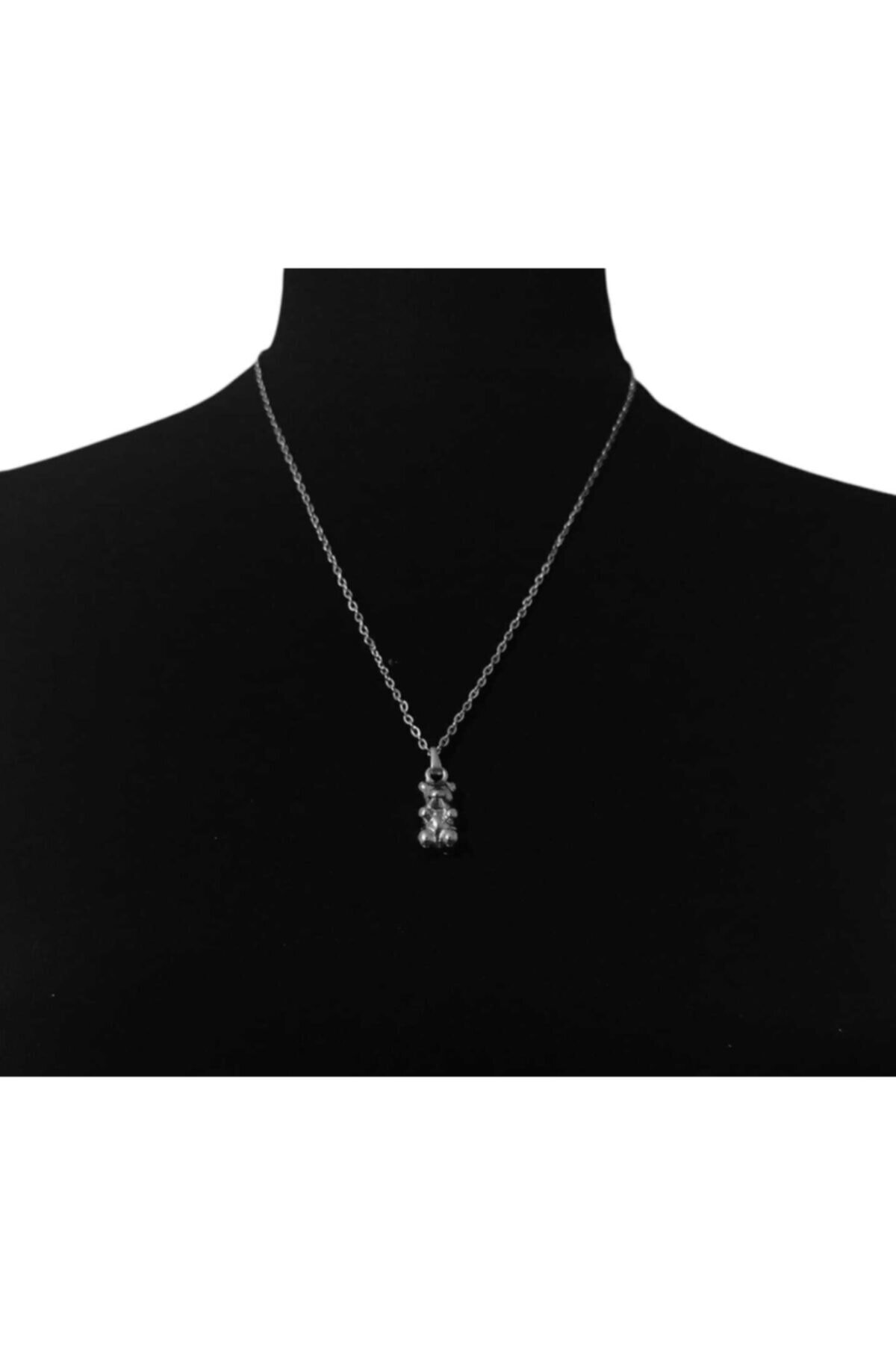 Yutba Store Çelik Kaplama Ayıcık Kolye