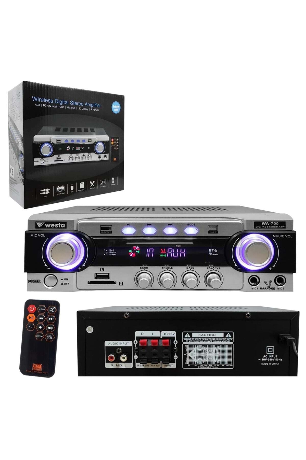 Westa Anfi Dijital 2 Bölgeli 100w Bt/usb/sd Wa-700