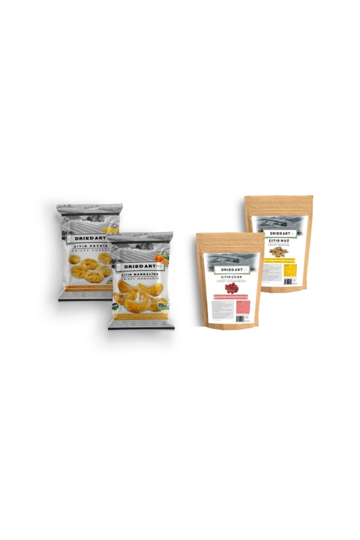 Dried Art 4x 20 Gr Çıtır Sebze & Meyve Mix 1