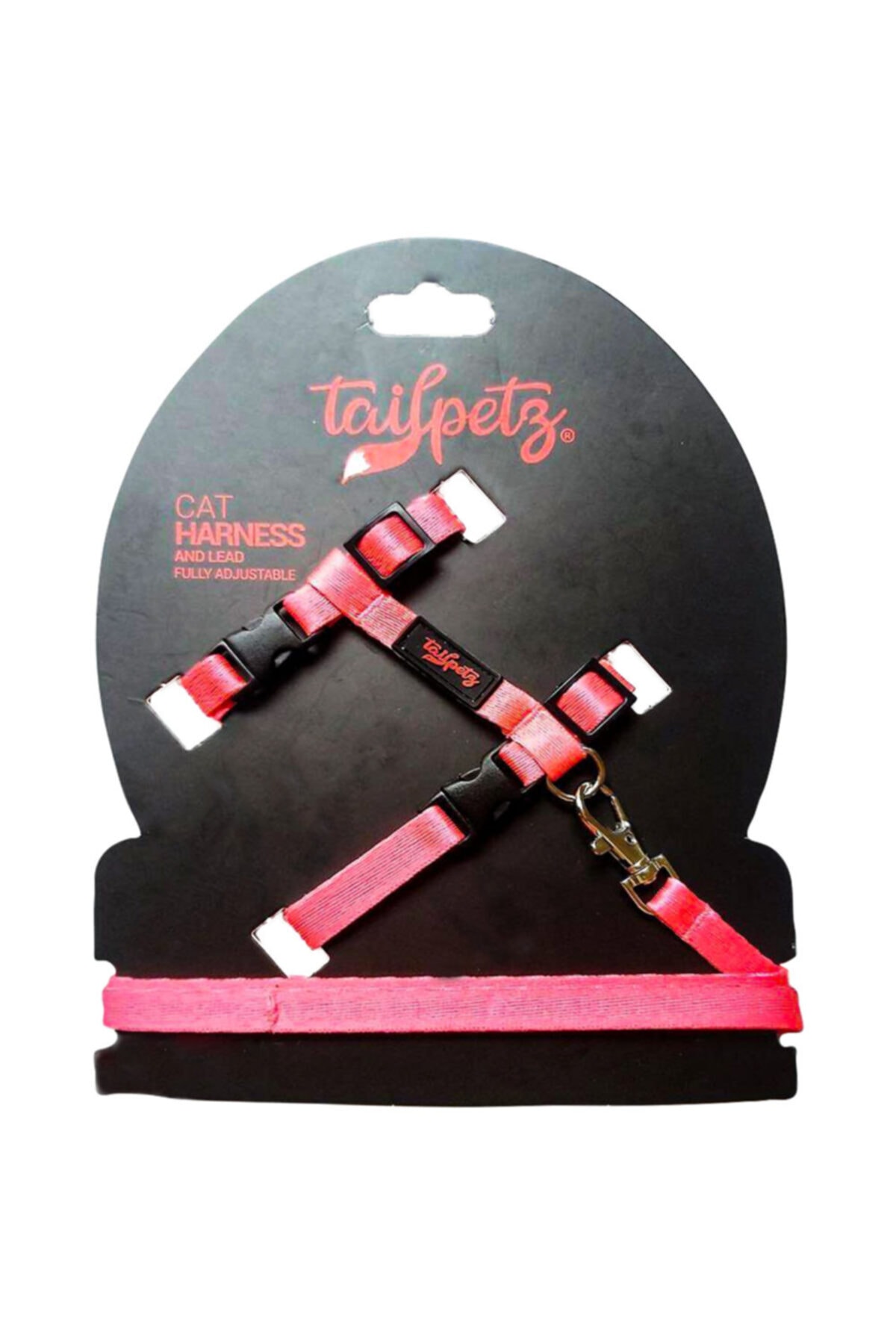 Tailpetz Pembe Kedi Göğüs Tasması Seti