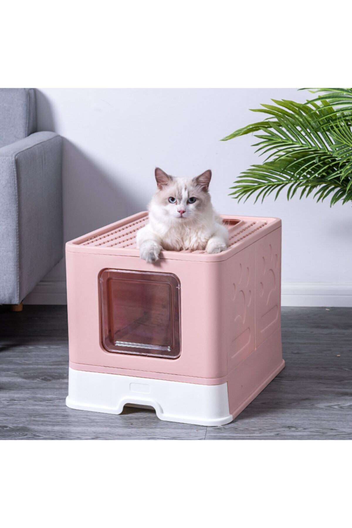 fpstarstore Mikopet Elevator Lux Kedi Tuvaleti-mavi