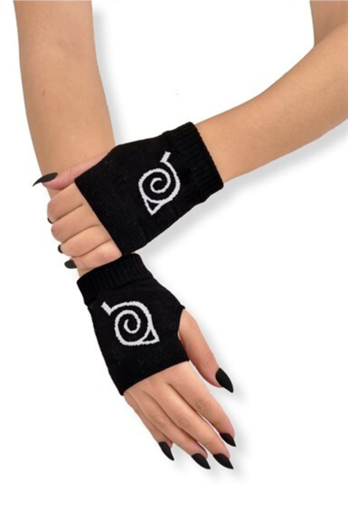 Köstebek Anime Naruto Sembol Tek Parmak Unisex Eldiven