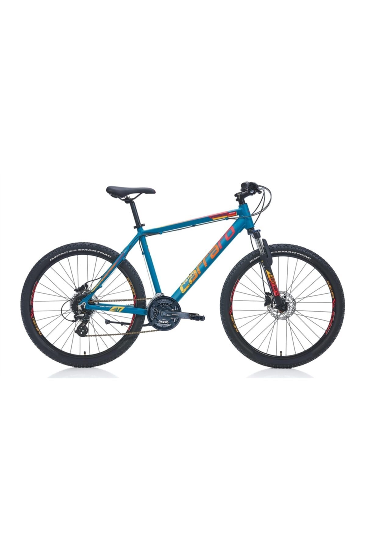 Carraro Force 650 Erkek Dağ Bisikleti 432h Hd 26 Jant 24 Vites Mat Petrol Yeşili-kırmızı-turuncu-bey