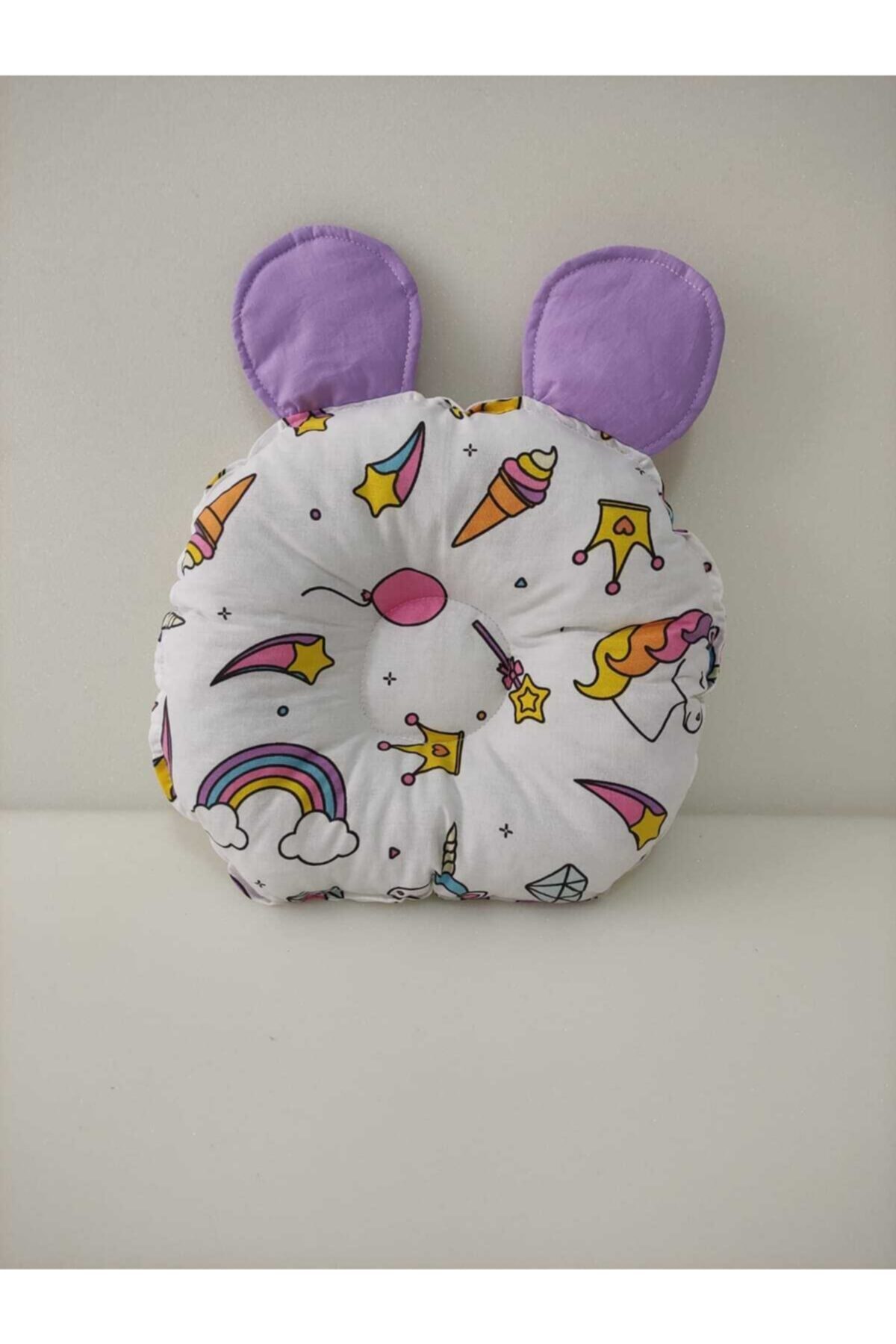BABYNEST SEPETi Unicorn Ve Lila Kombin Ayıcık Yastık