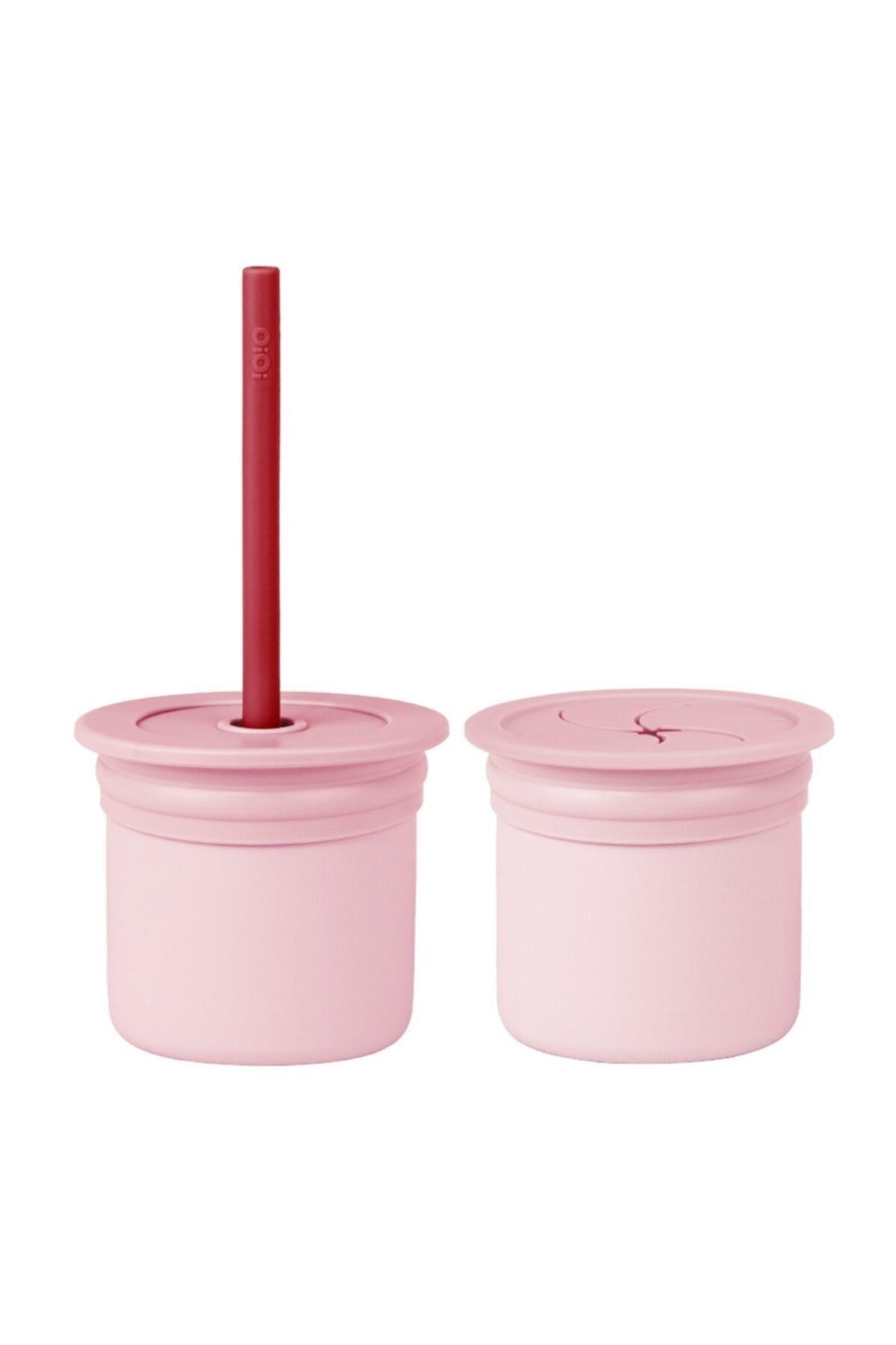 Oioi Ham Hüp Pembe Bordo Alıştırma Bardağı