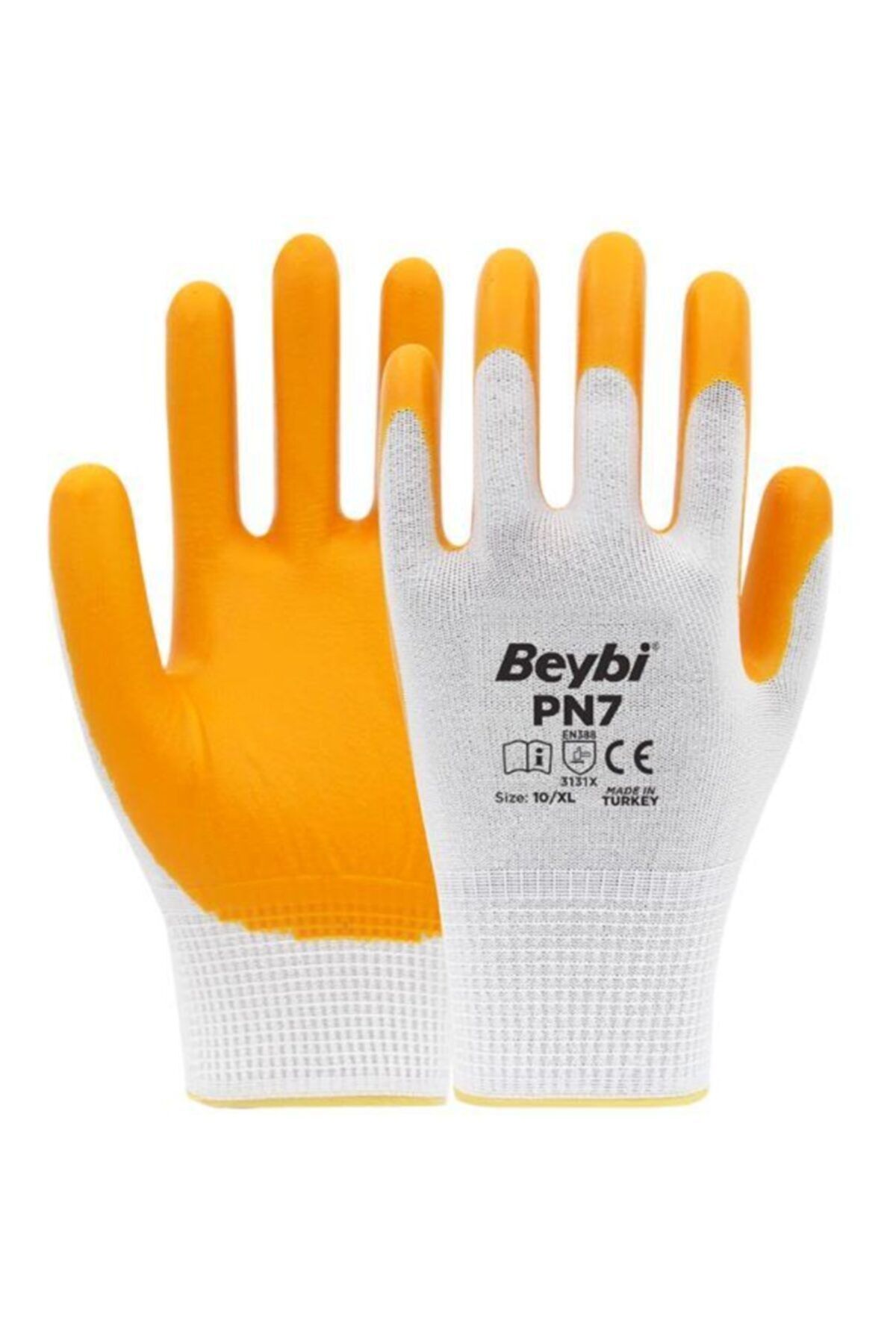 Beybi Pn7 Nitril Sarı Iş Eldiveni 9 Beden - 288 Çift