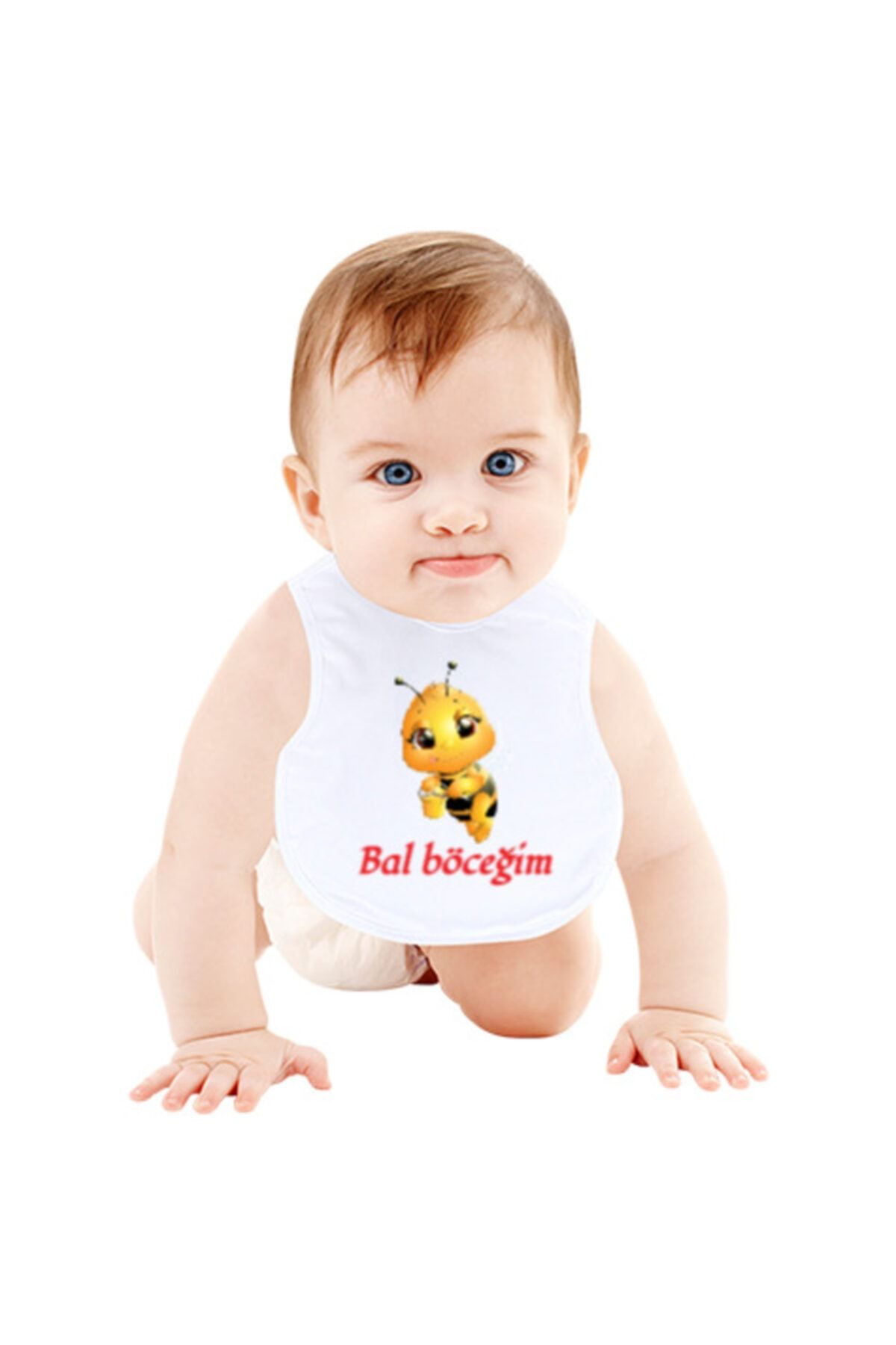 Tisho Bal Böceğim Bebek Mama Önlüğü