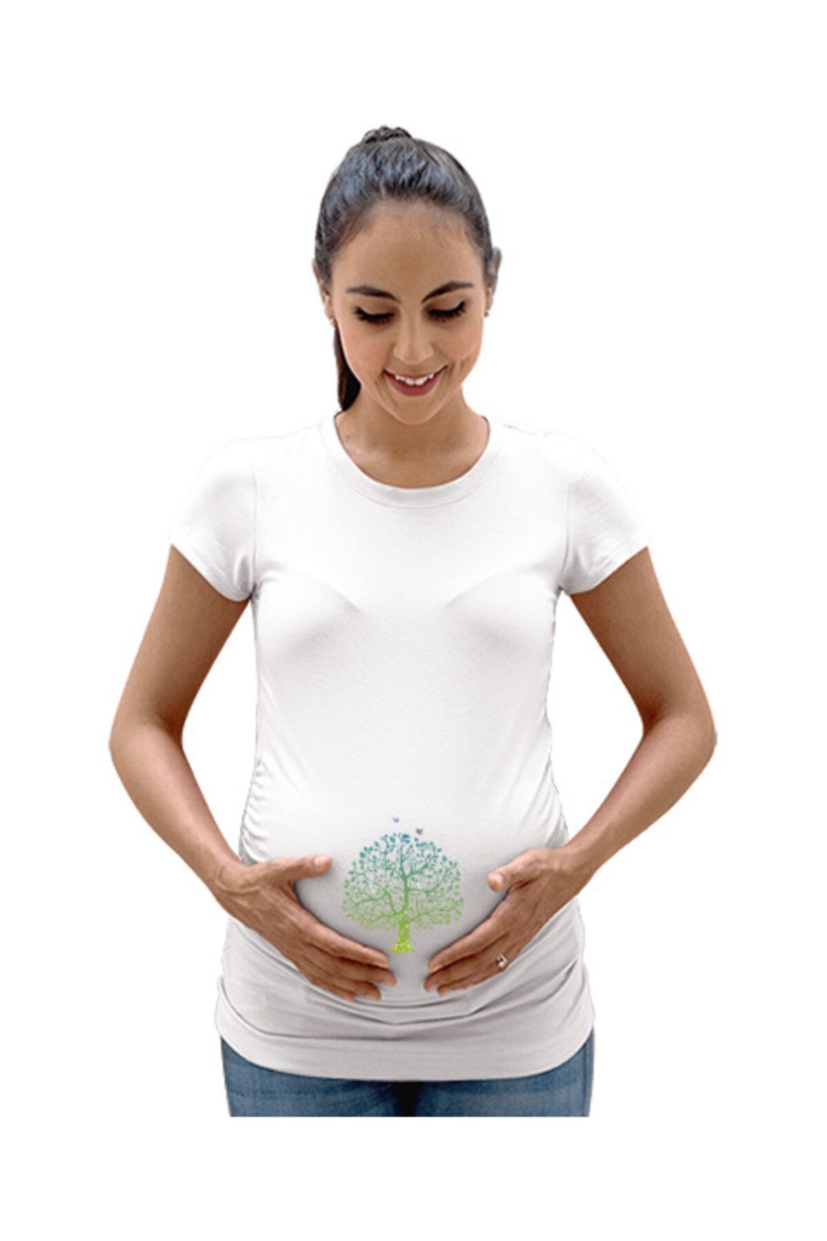 Tisho Sprouting Life Kadın Hamile Tişört