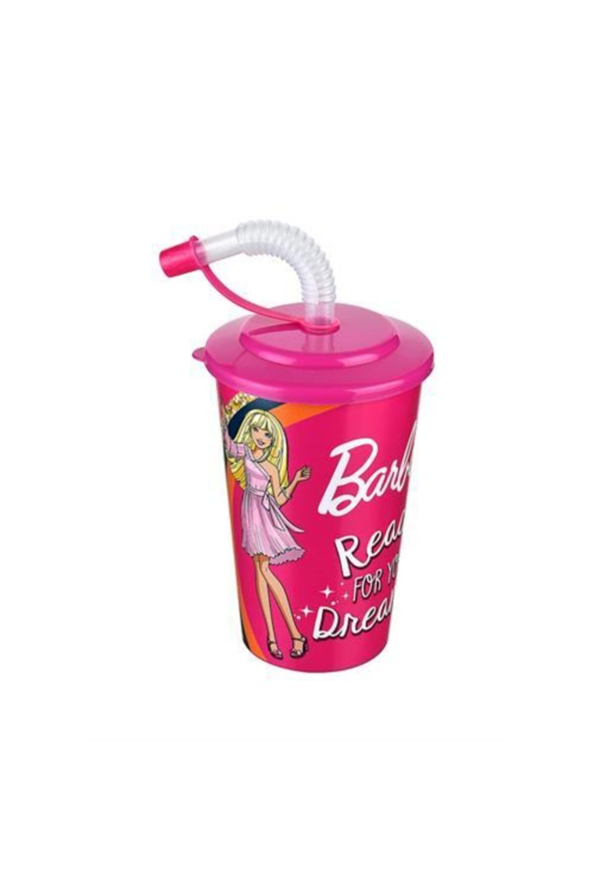KaktüsKedi Barbie Lisanslı Pipetli Çocuk Bardağı 714461 6 Lı Indirimli Paket