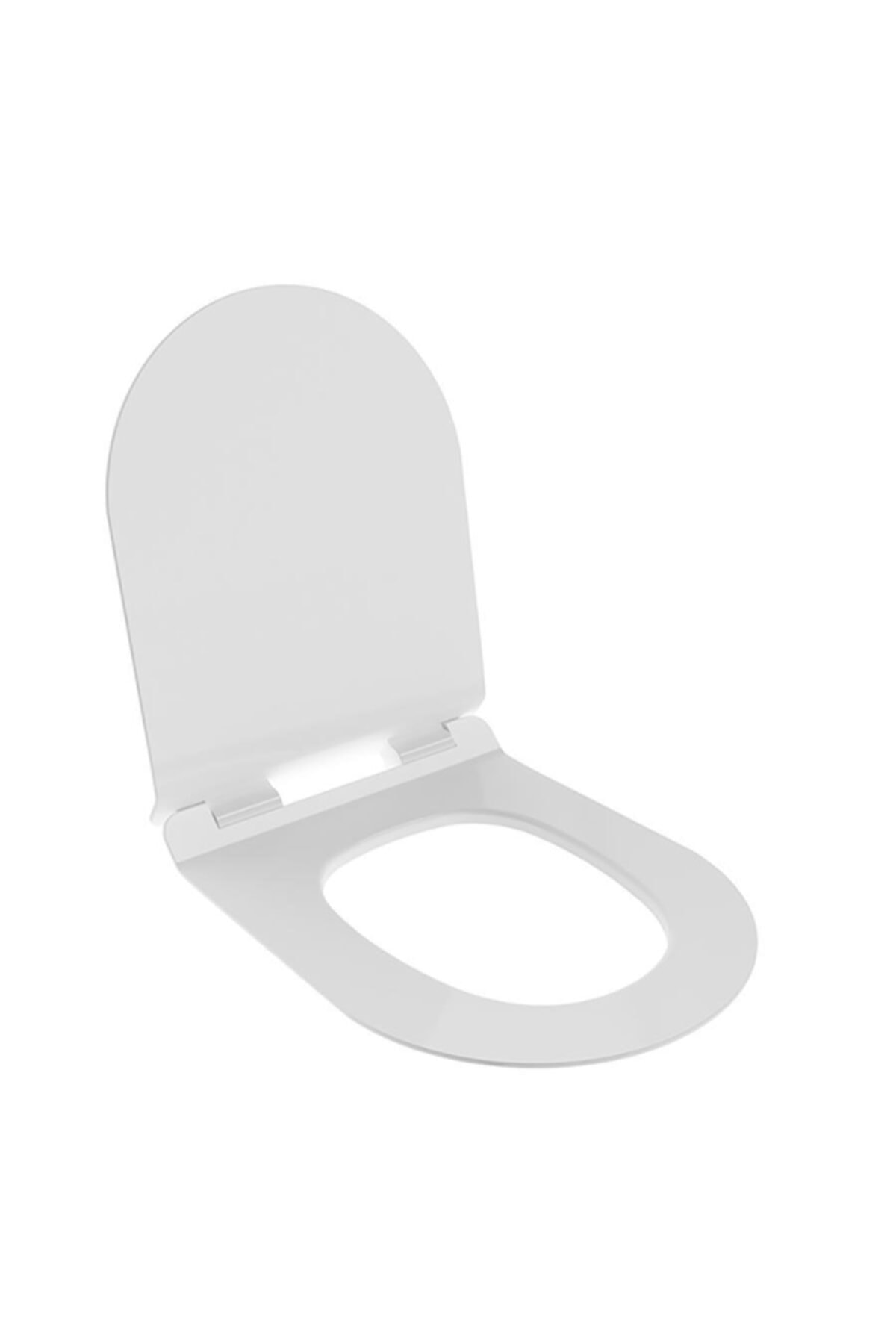 Bocchi Pure Slim  Uyumlu Klozet Kapağı Yavaş Kapanır Parlak Beyaz A0330-001
