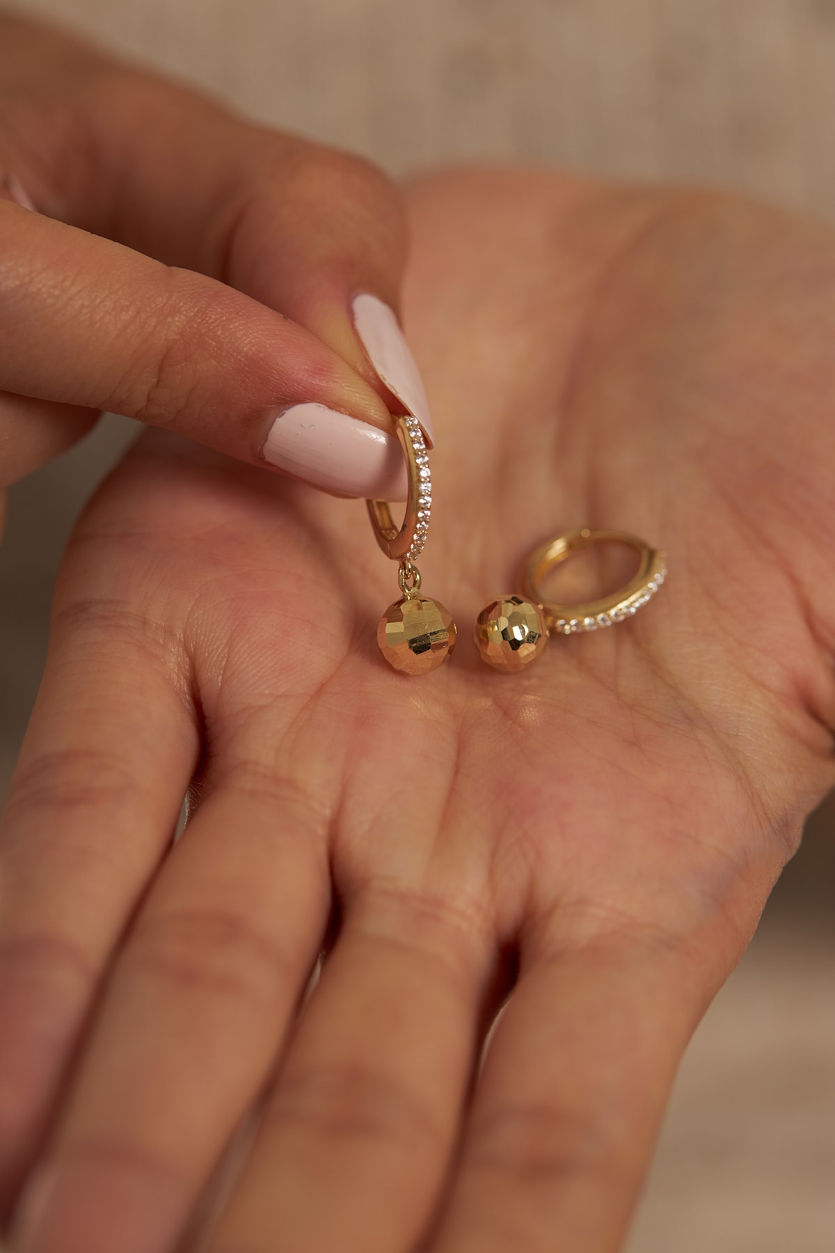 Shemark Jewellery Top Sallantılı Küpe Kp07126