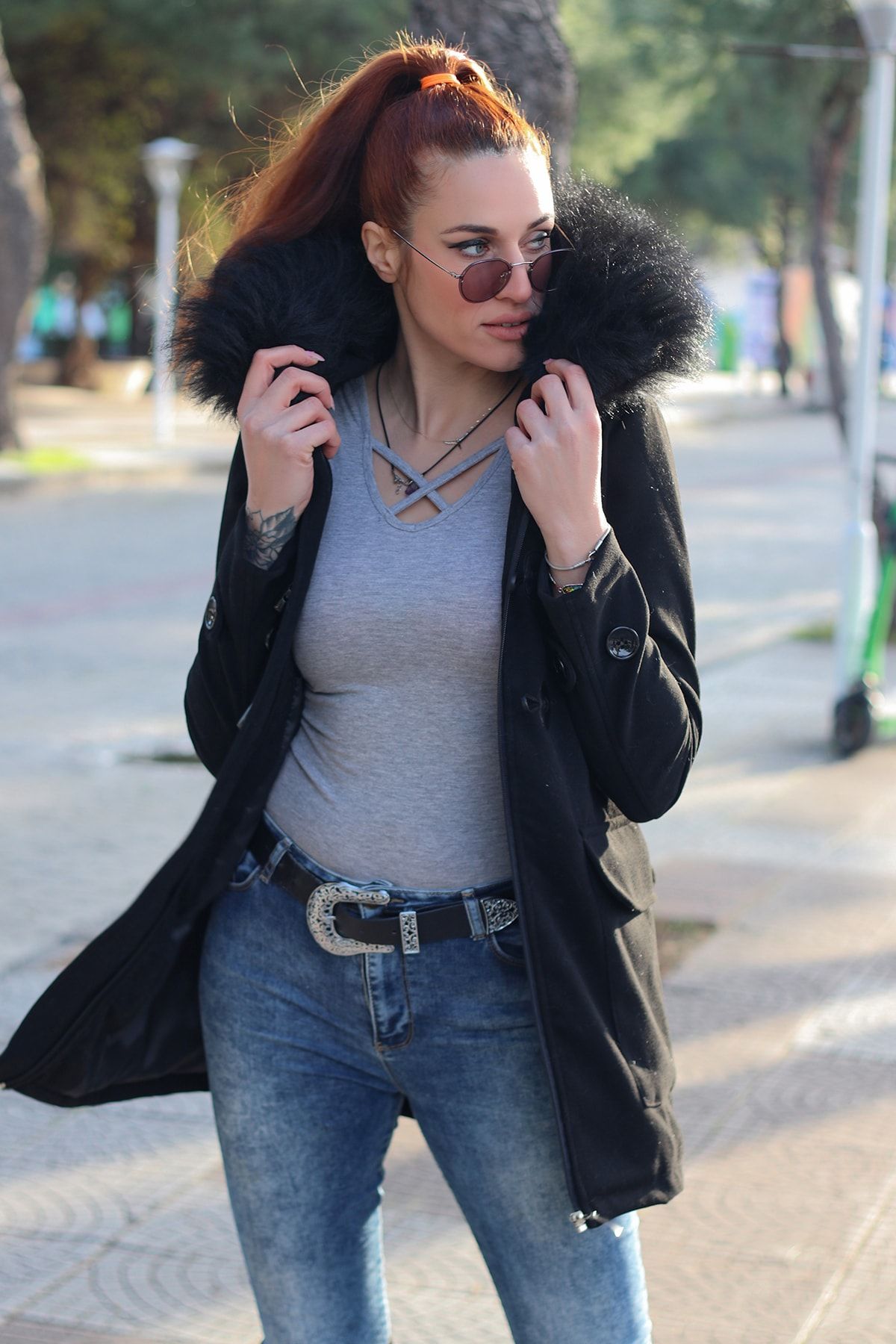 Barbora Kaşe Kaşmir Kadın Kaban