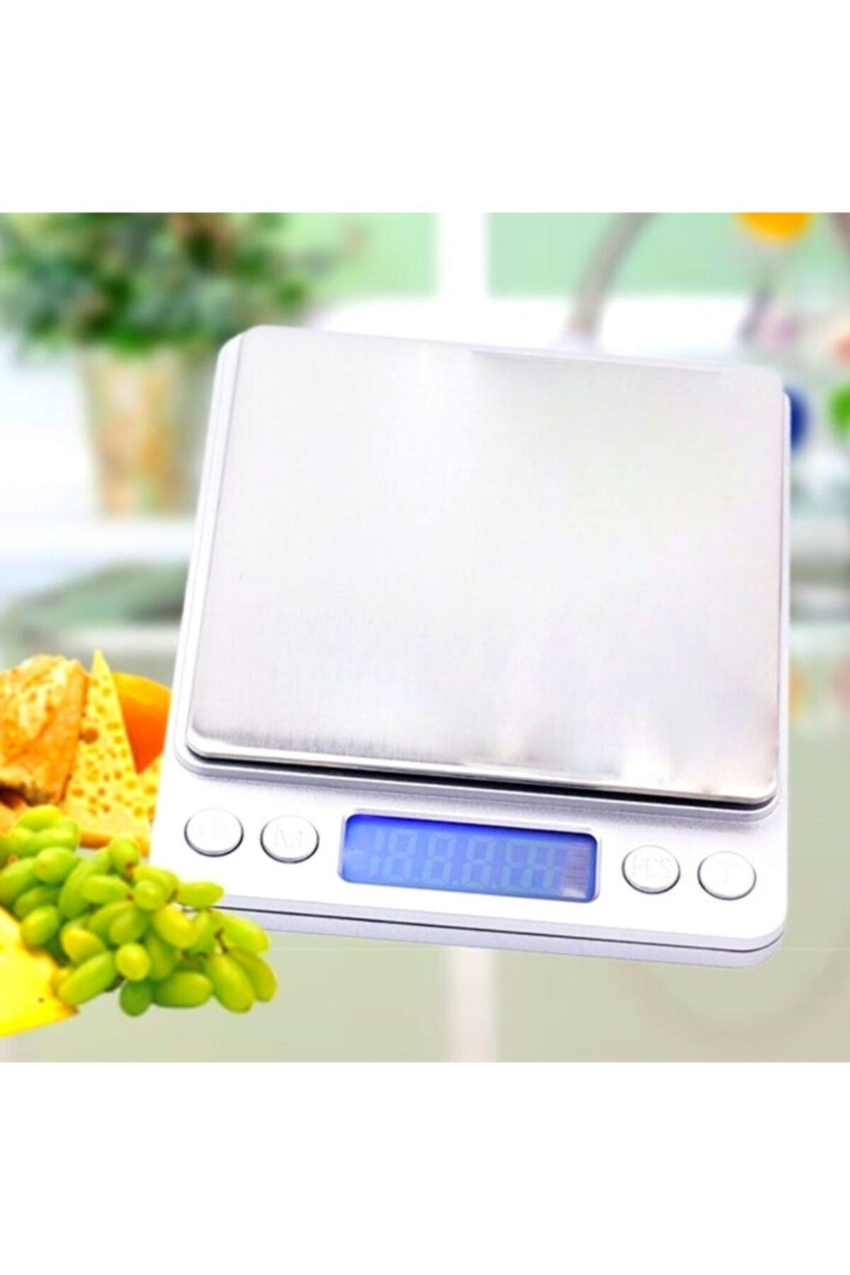 Lisinya Elektronik 3 Kg Kapasiteli Dijital Hassas Kantar Mutfak Tartısı Terazi