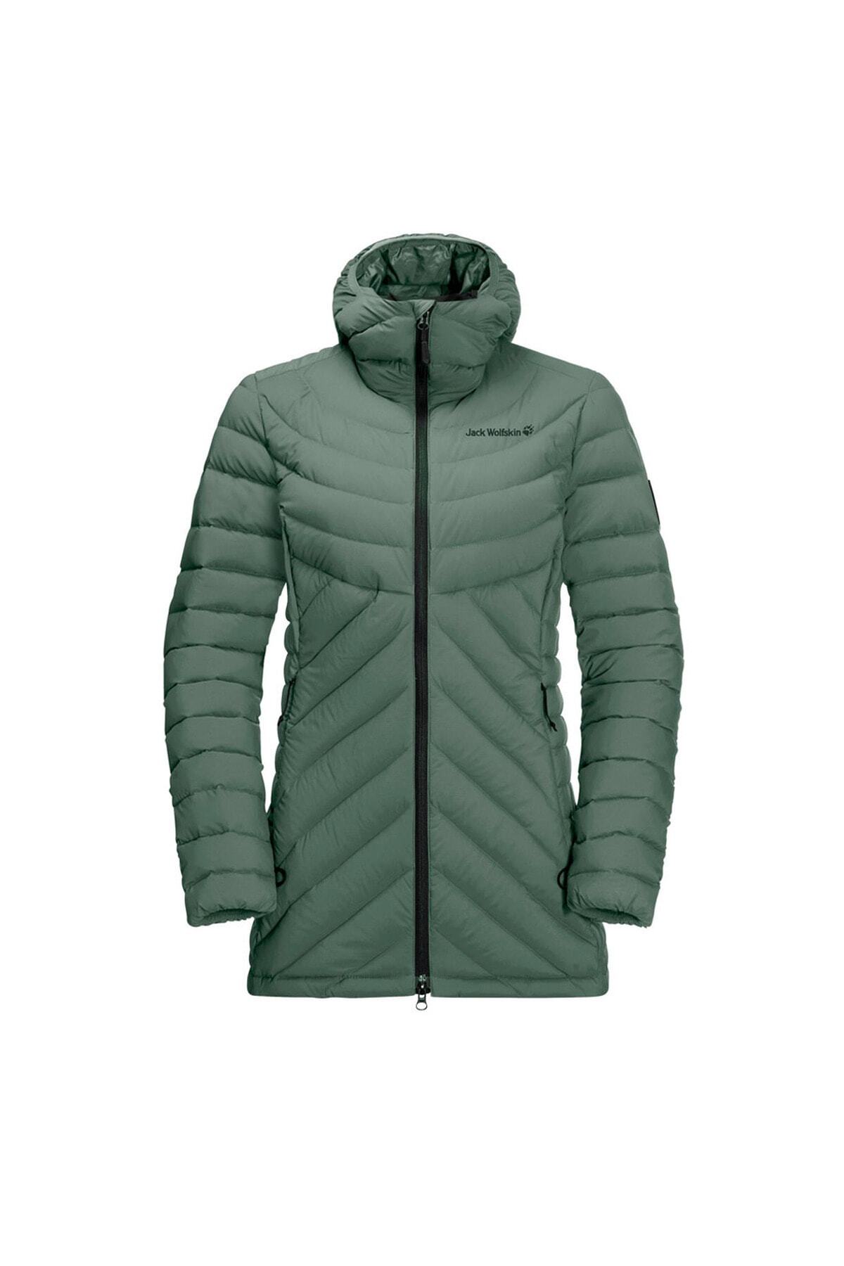 Jack Wolfskin Athletıc Down Haki Kadın Mont