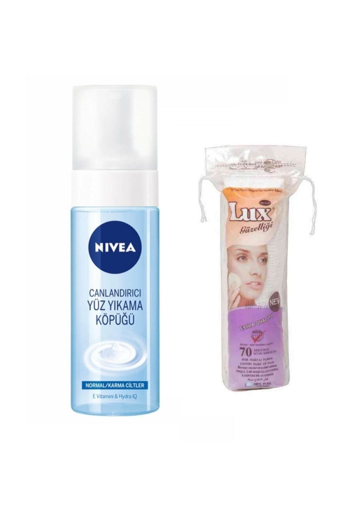 Mardinal Yüz Yıkama Köpüğü Normal Karma 150 Ml + Lux Makyaj Temizleme Pedi