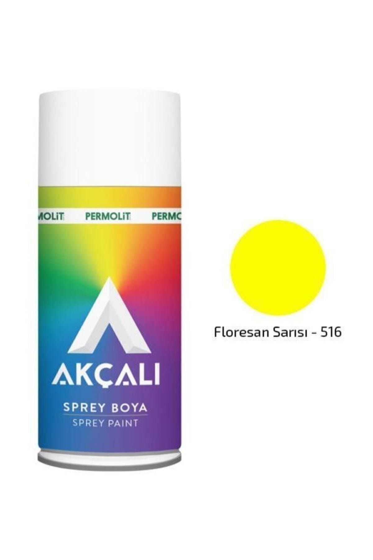 Akçalı Floresan Sarı Sprey Boya